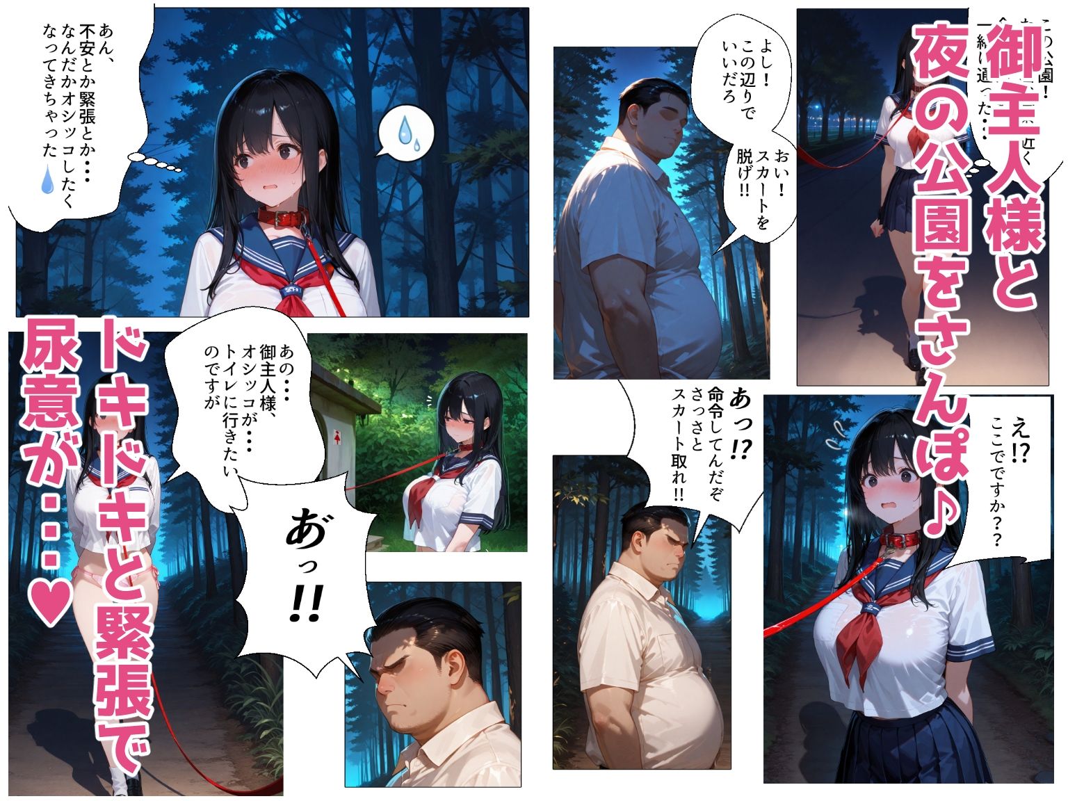 おじさんの性奴●になったユナちゃんの調教日記 - サンプル画像 2