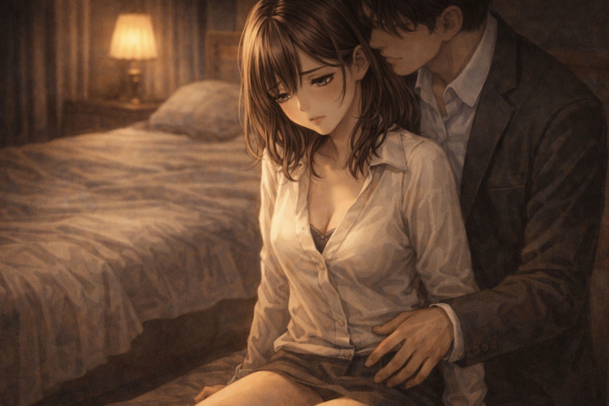 「出張中、妻は上司に呼び出されていた」 - サンプル画像 3