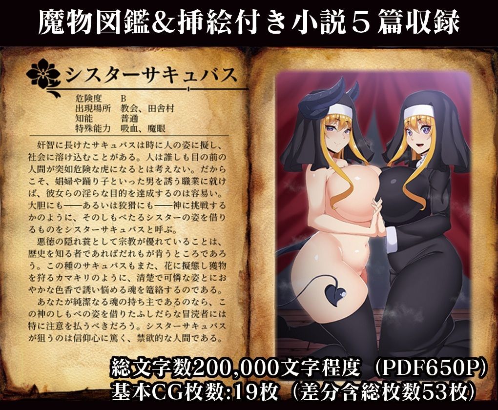 幻想世界魔物大全5 サキュバスIII - サンプル画像 4