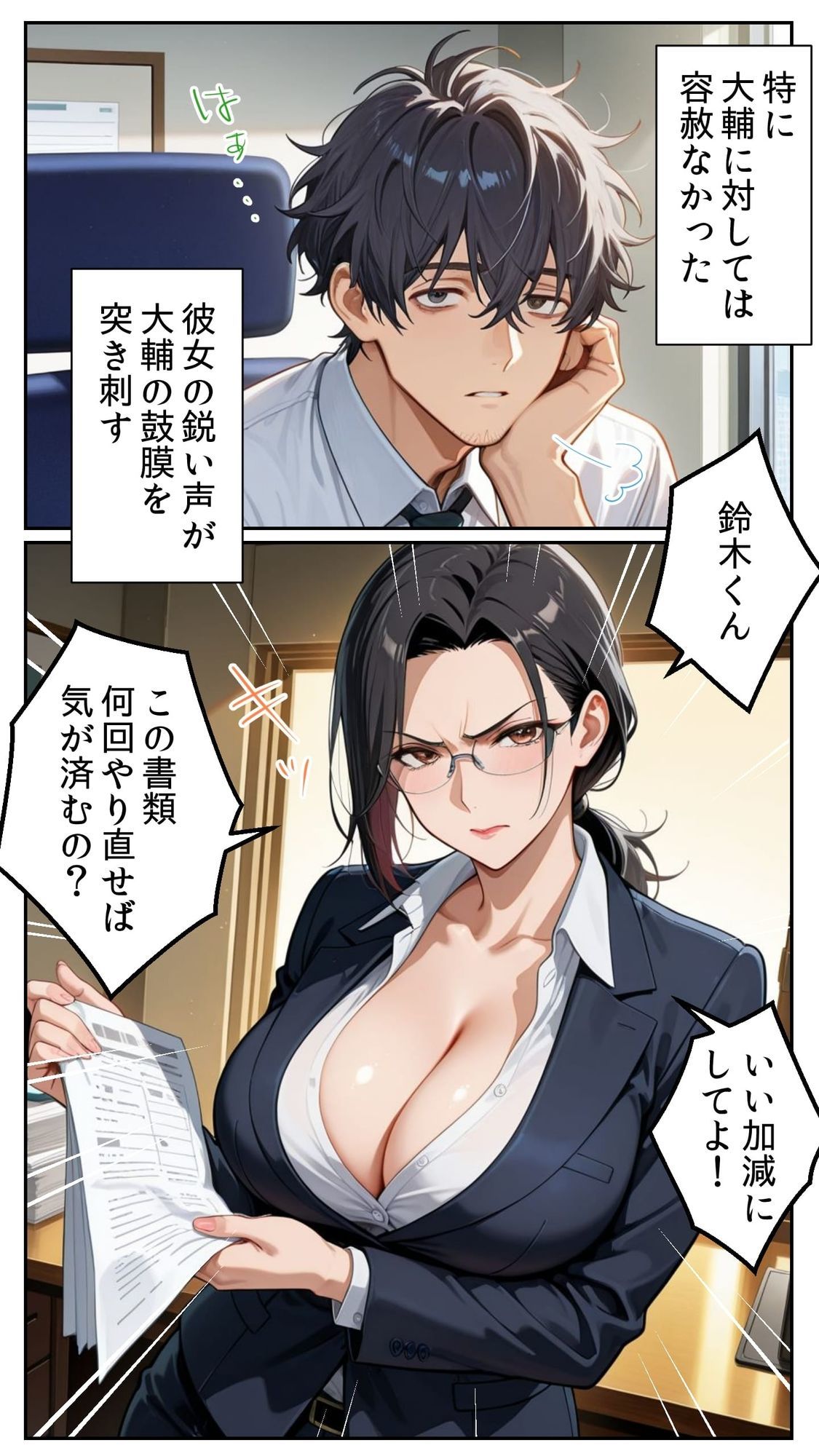 催●アプリと人妻お局の淫らな堕落 〜社内一のエロい女を思いのままに〜 - サンプル画像 1