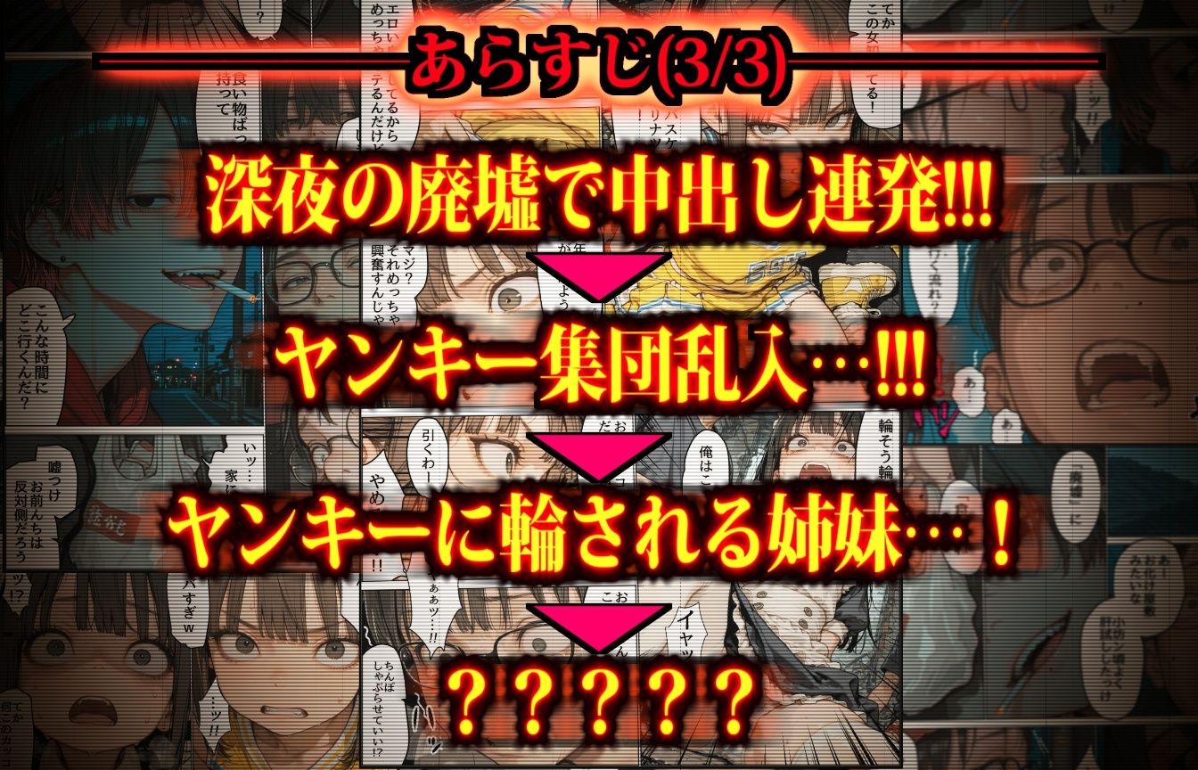 それでも強気なお姉ちゃん〜監禁した姉妹に変態コスプレさせまくる負け犬兄弟とヤンキー集団〜 - サンプル画像 4
