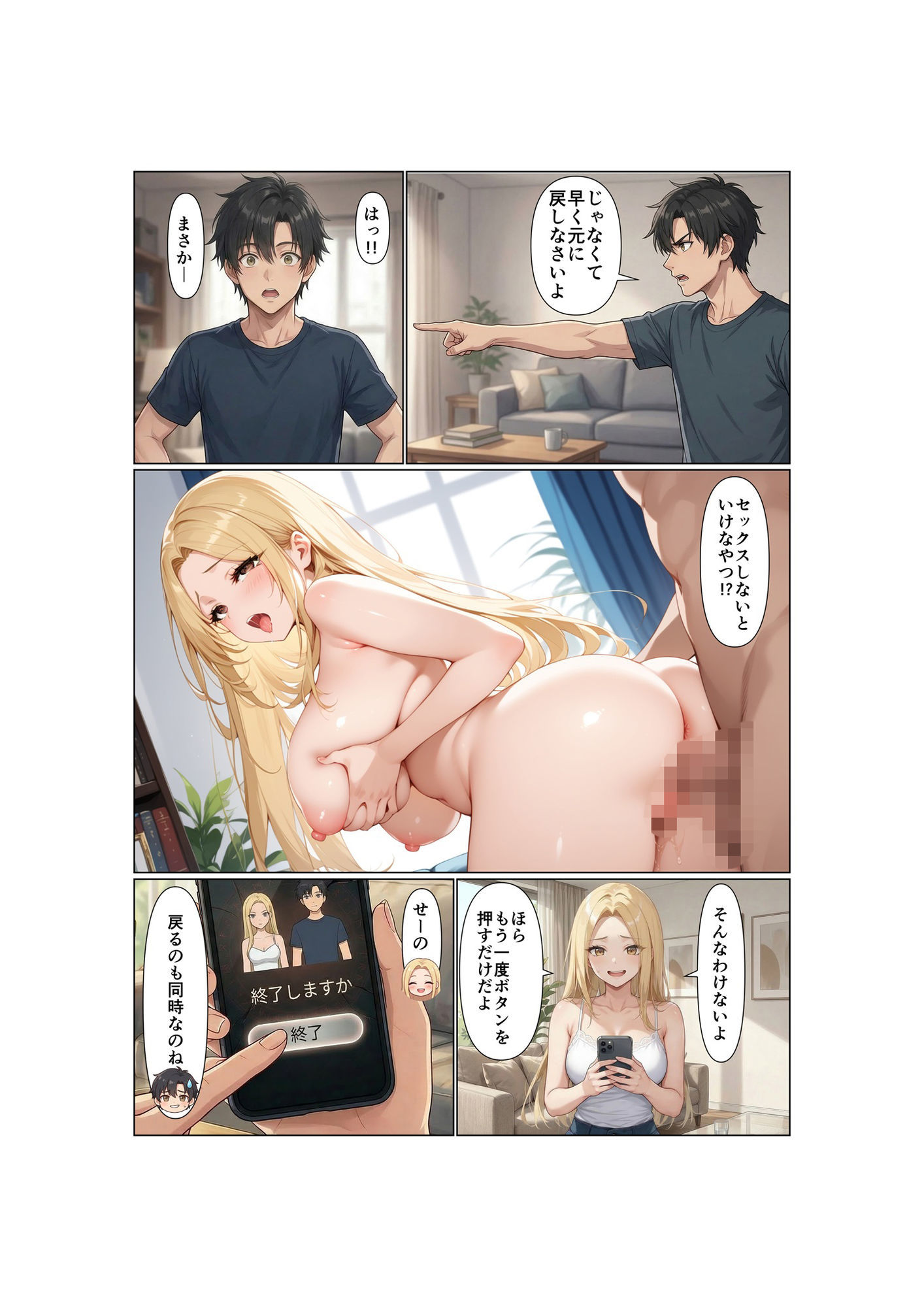 姉弟交換！！双子の弟は姉のカラダで女の快楽を知る - サンプル画像 6