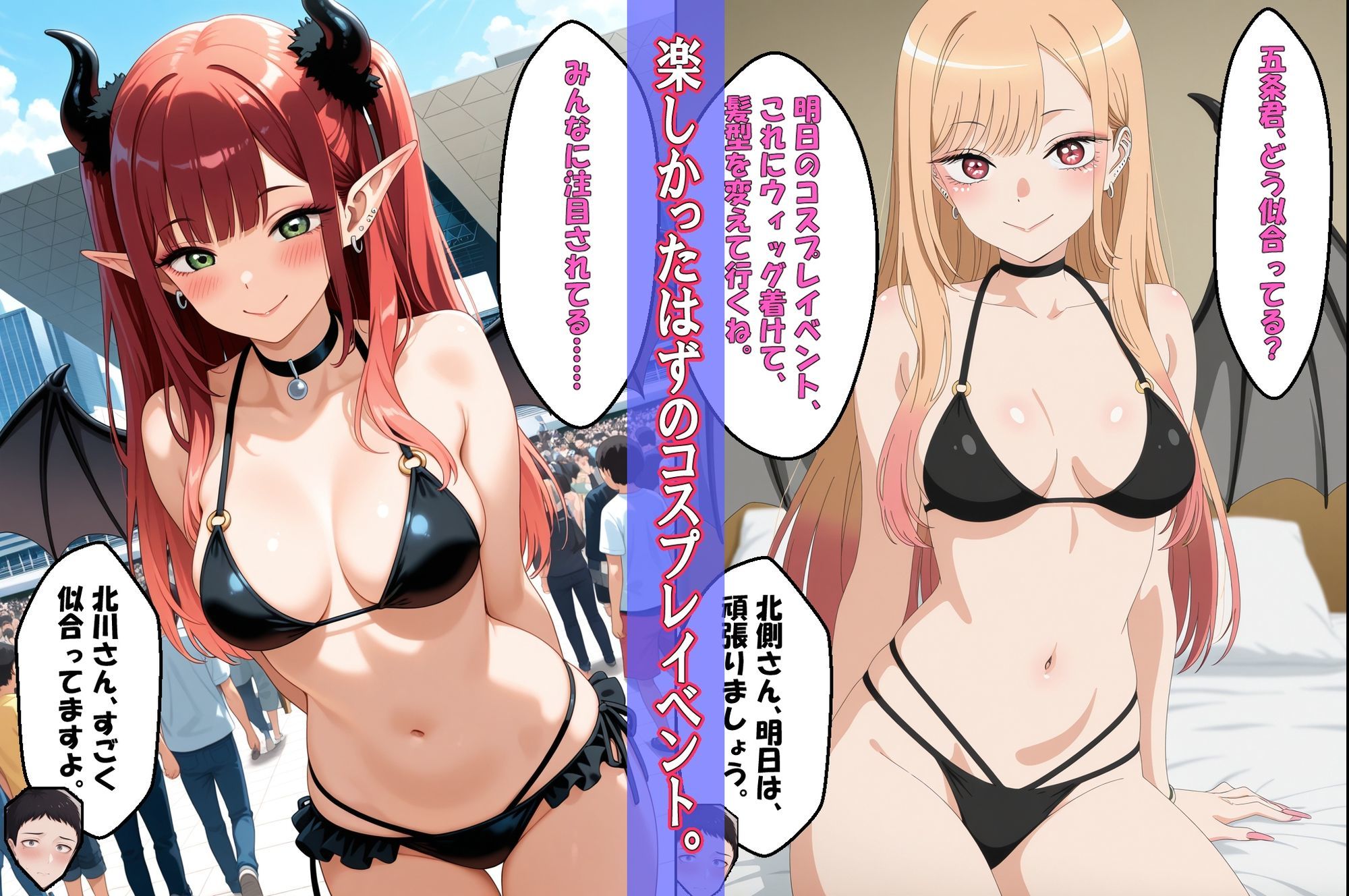 『コスプレイヤー監〇調教（喜〇川まりん）』＆『完全捕縛、魔防隊長（山〇恋 ）』2冊セット - サンプル画像 1