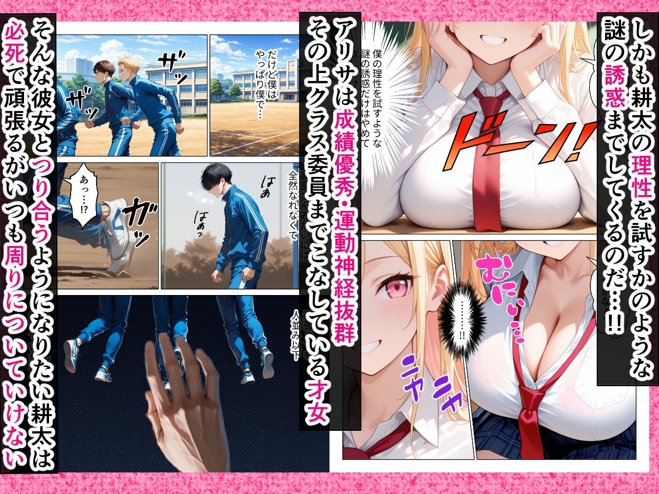 陰キャ童貞の僕が一軍ギャルにガチ恋されてあまあま中出しセックスする話 - サンプル画像 2