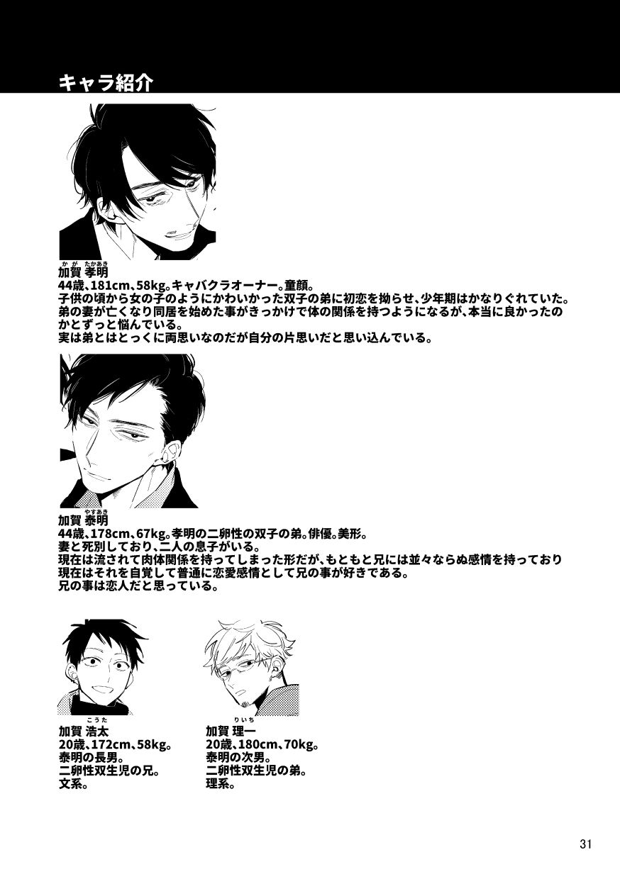 拗らせ双子おじさん再録本 - サンプル画像 7