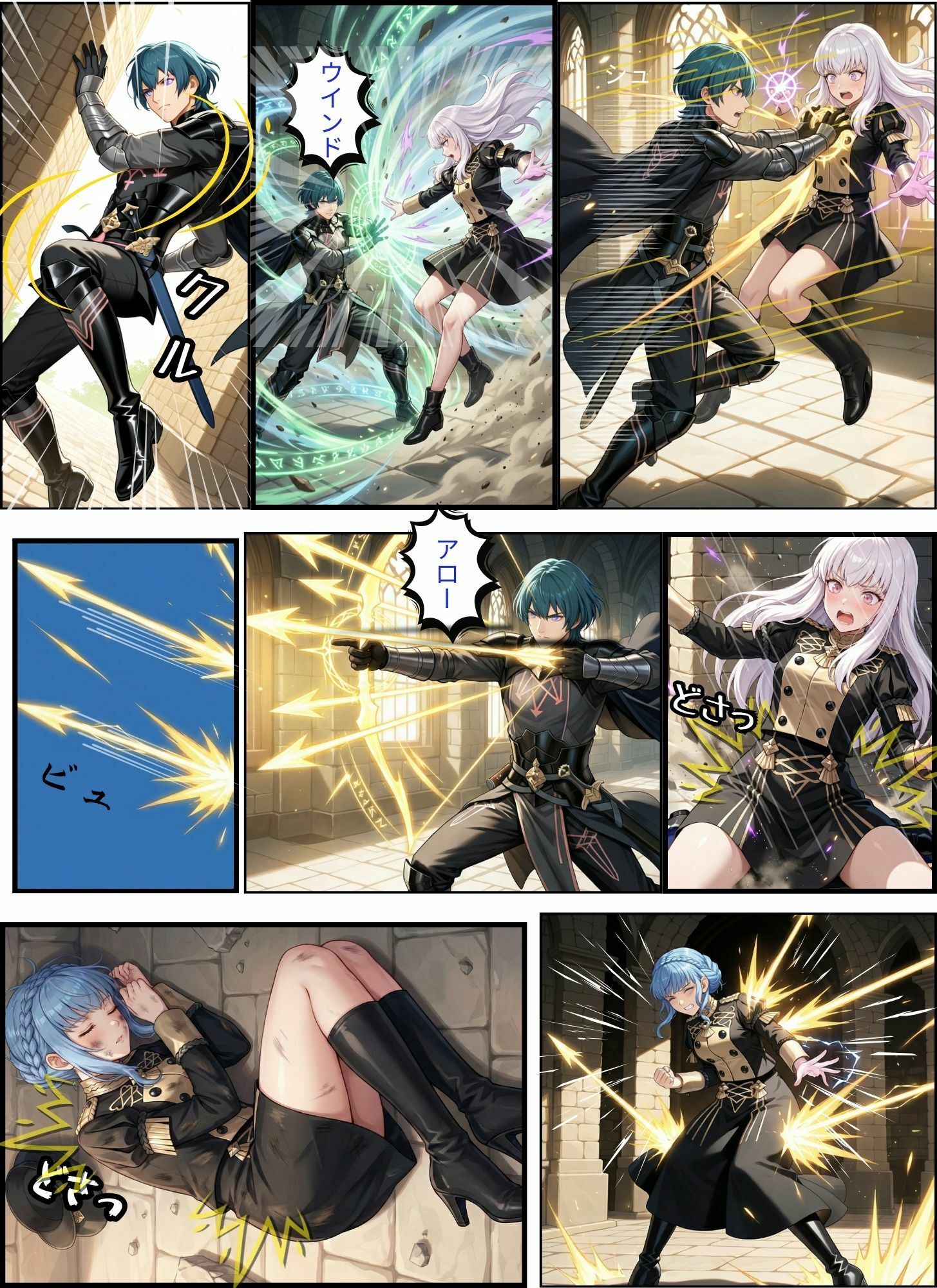 FE  修道院の先生と王様 - サンプル画像 1