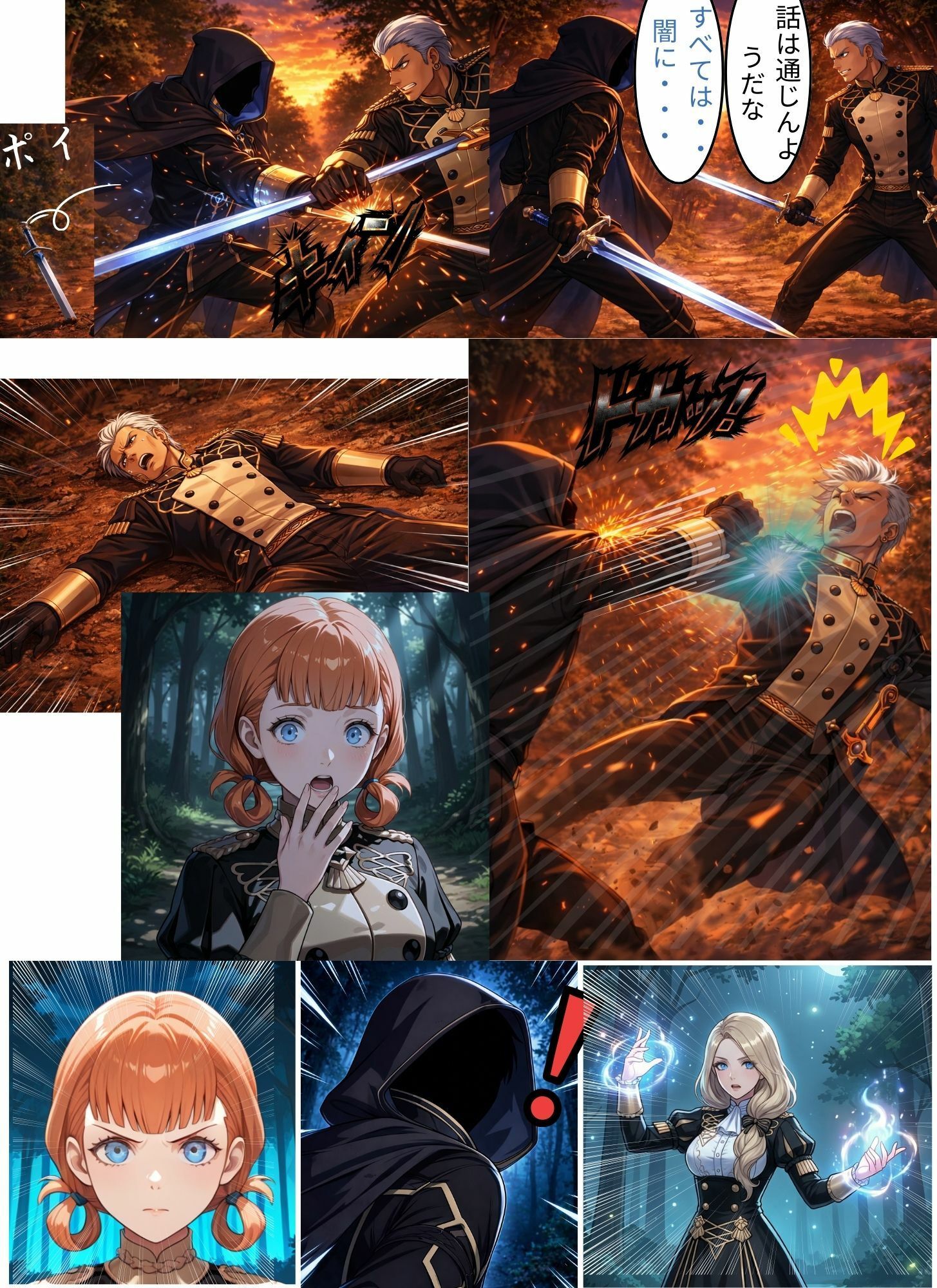 FE  修道院の先生と王様 - サンプル画像 2