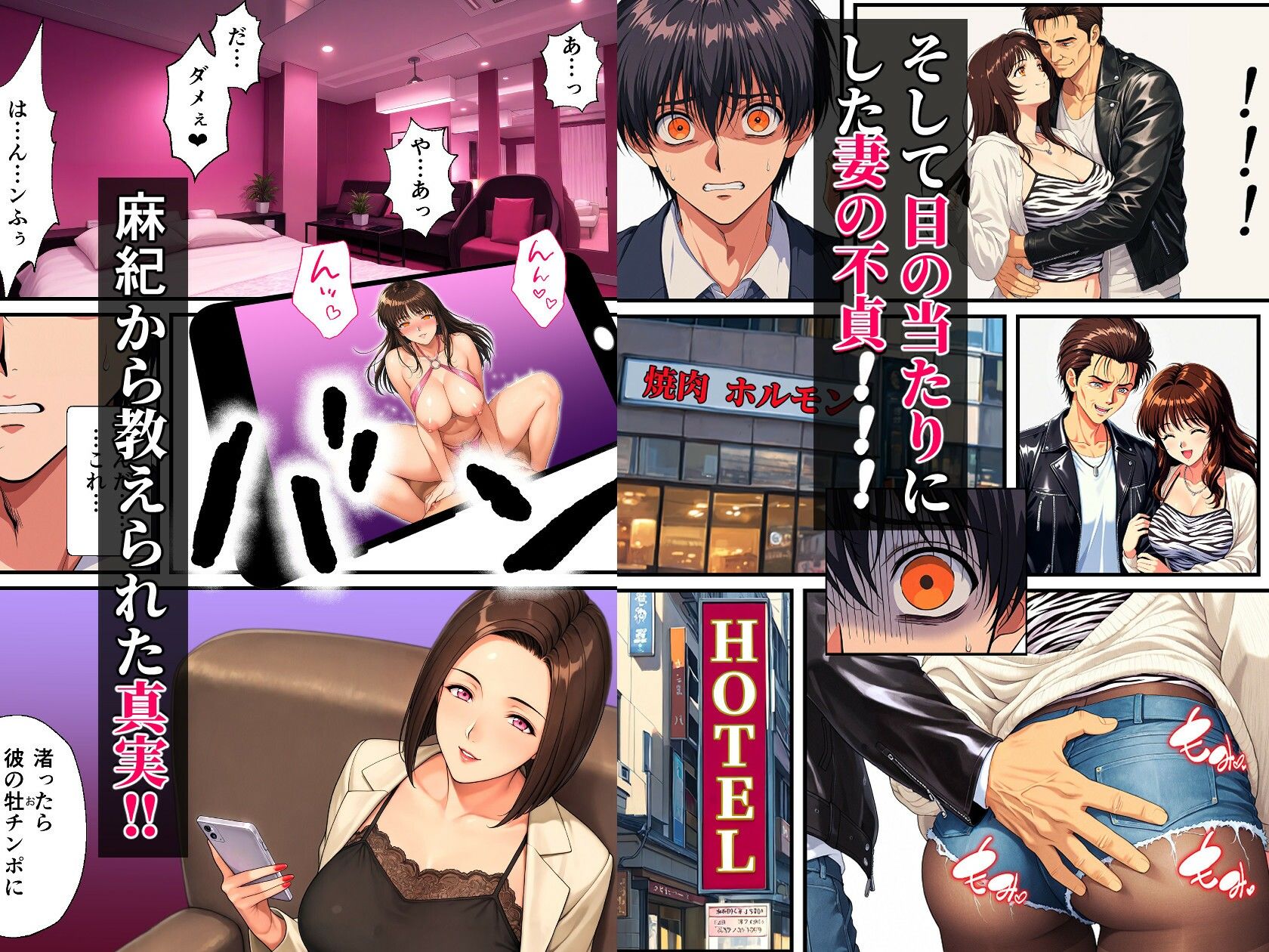 団地妻NTR〜清楚妻が早漏雑魚ちんこ（ダンナ）に欲求不満爆発？ NN（生中だし）オフ会しちゃった話〜 - サンプル画像 6