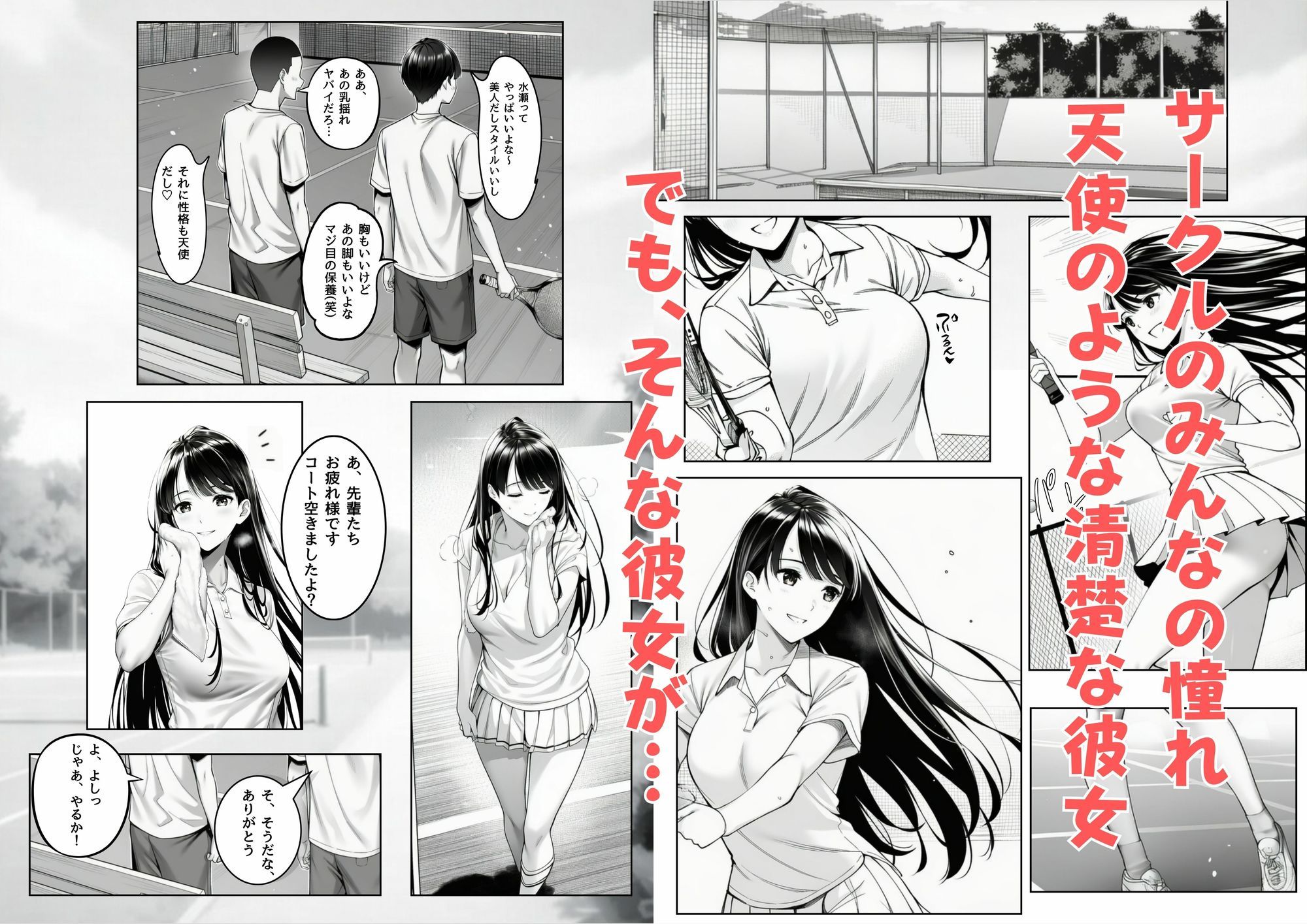 サークルの天使  先輩専用セフレに堕ちました - サンプル画像 1