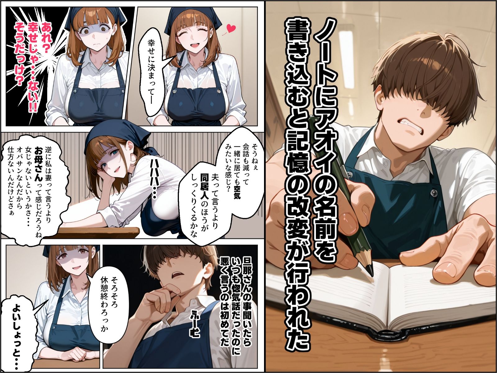 良妻賢母の記憶を改変して托卵させる話 - サンプル画像 4