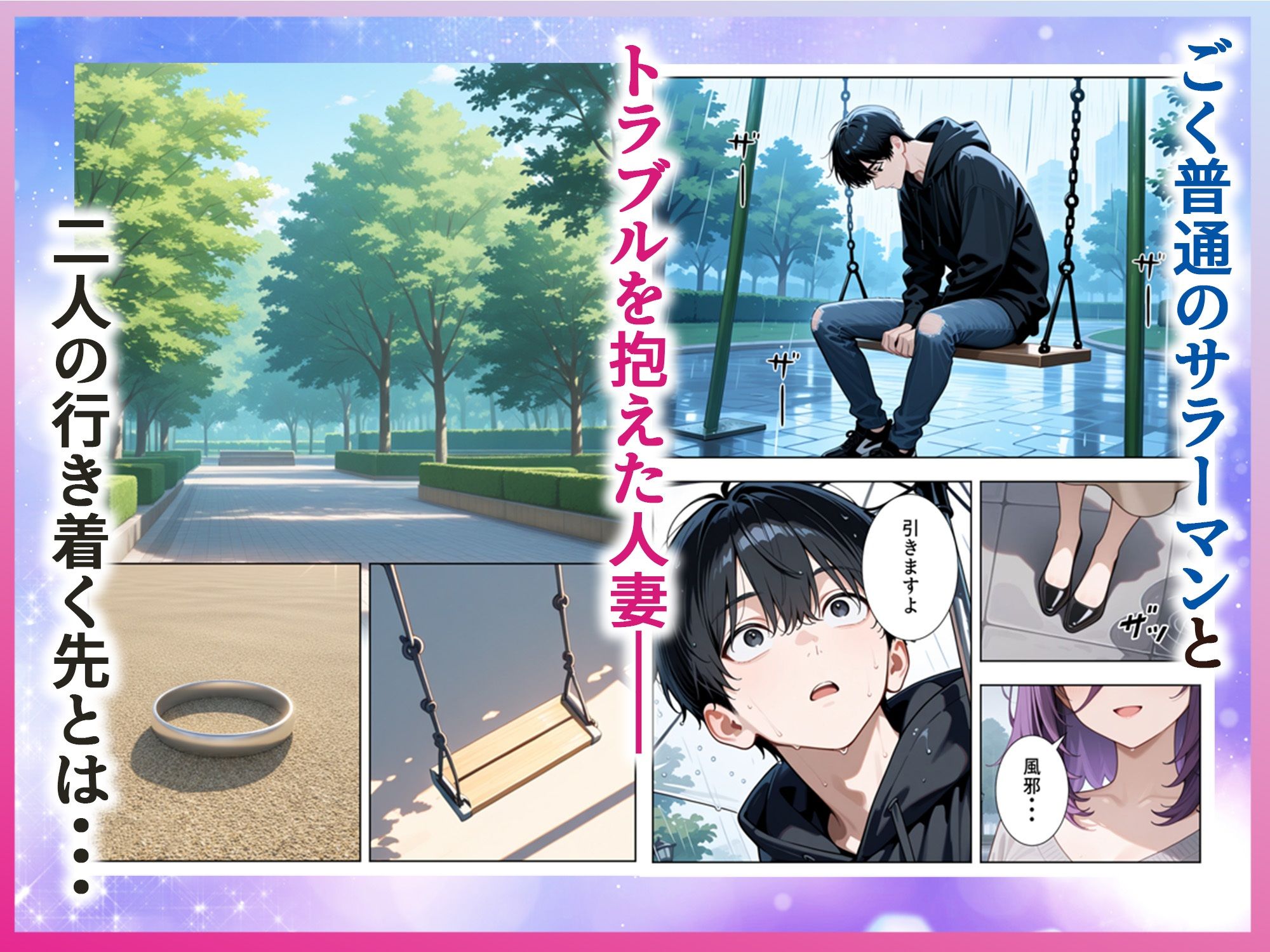 雨の日に出会った人妻とイチャらぶSEXするまで - サンプル画像 9