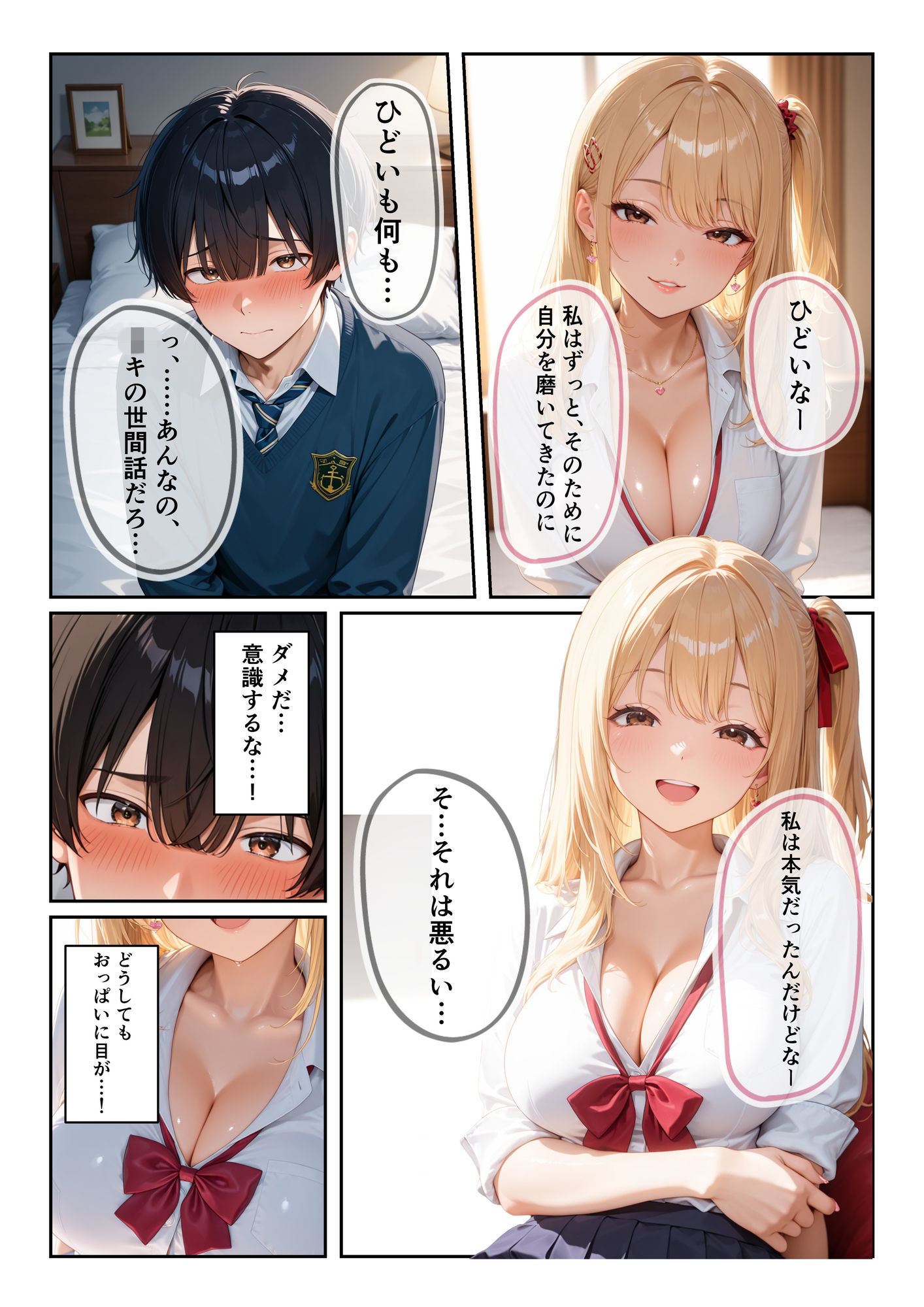 【紙灯工房総集編】催●リモコン逆転ハックからメス堕ち孕ませまで 金髪どエロギャルJK幼馴染・生意気妹・コスプレアンチ女を全員チ◯ポ堕ち！フルカラー - サンプル画像 6