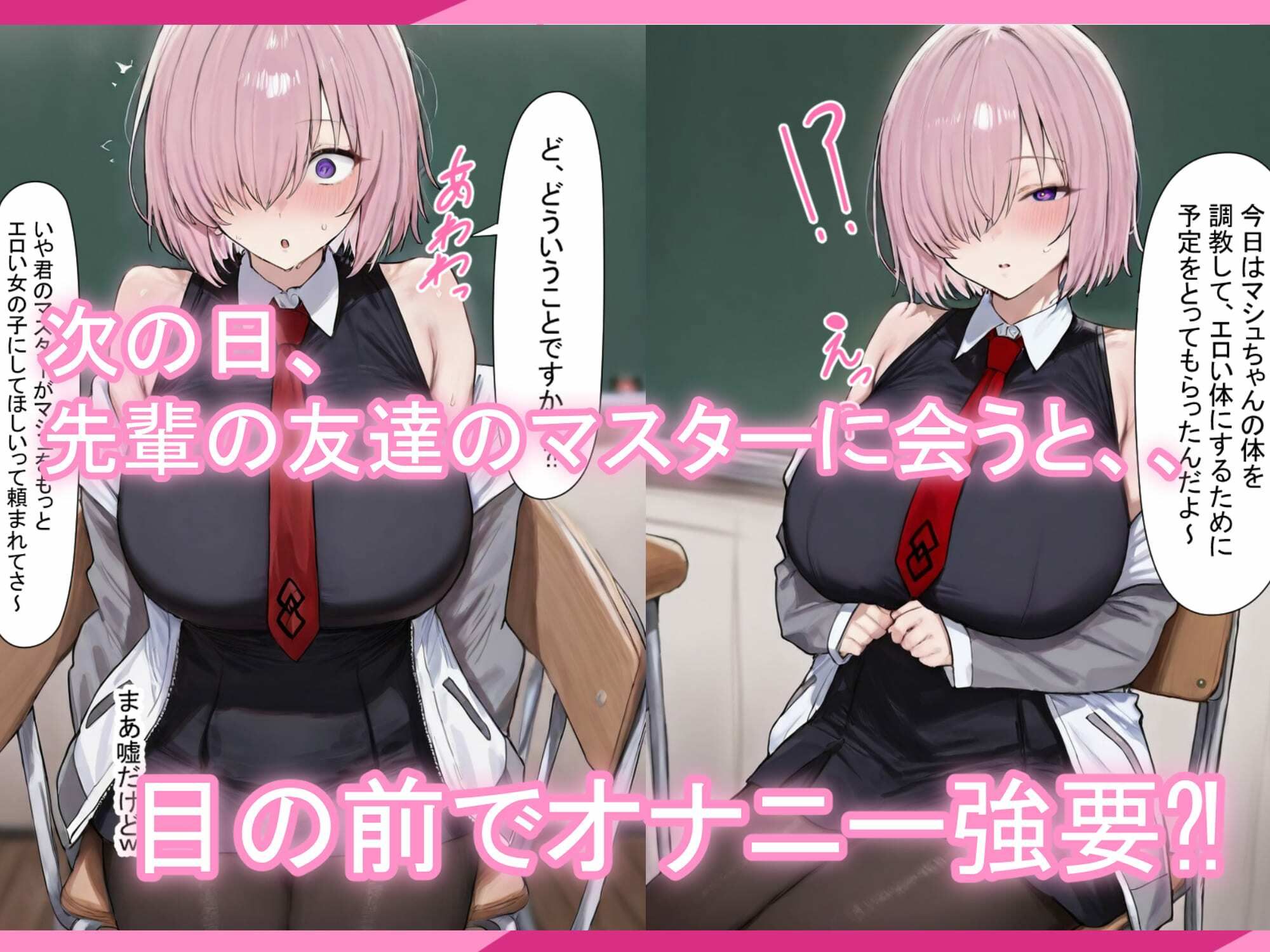 マシュちゃんの一日NTR調教！ - サンプル画像 2