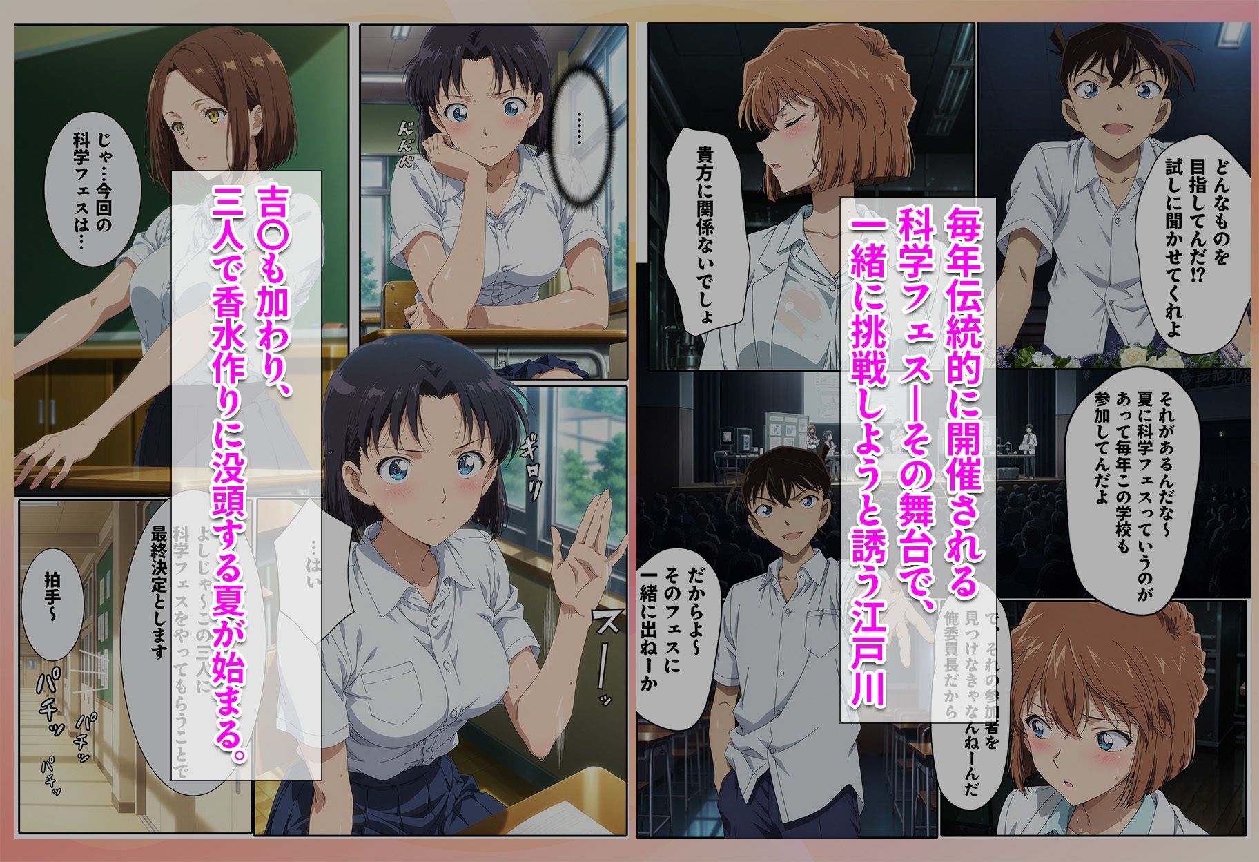 名探偵の三角関係  青年探偵団 - サンプル画像 4