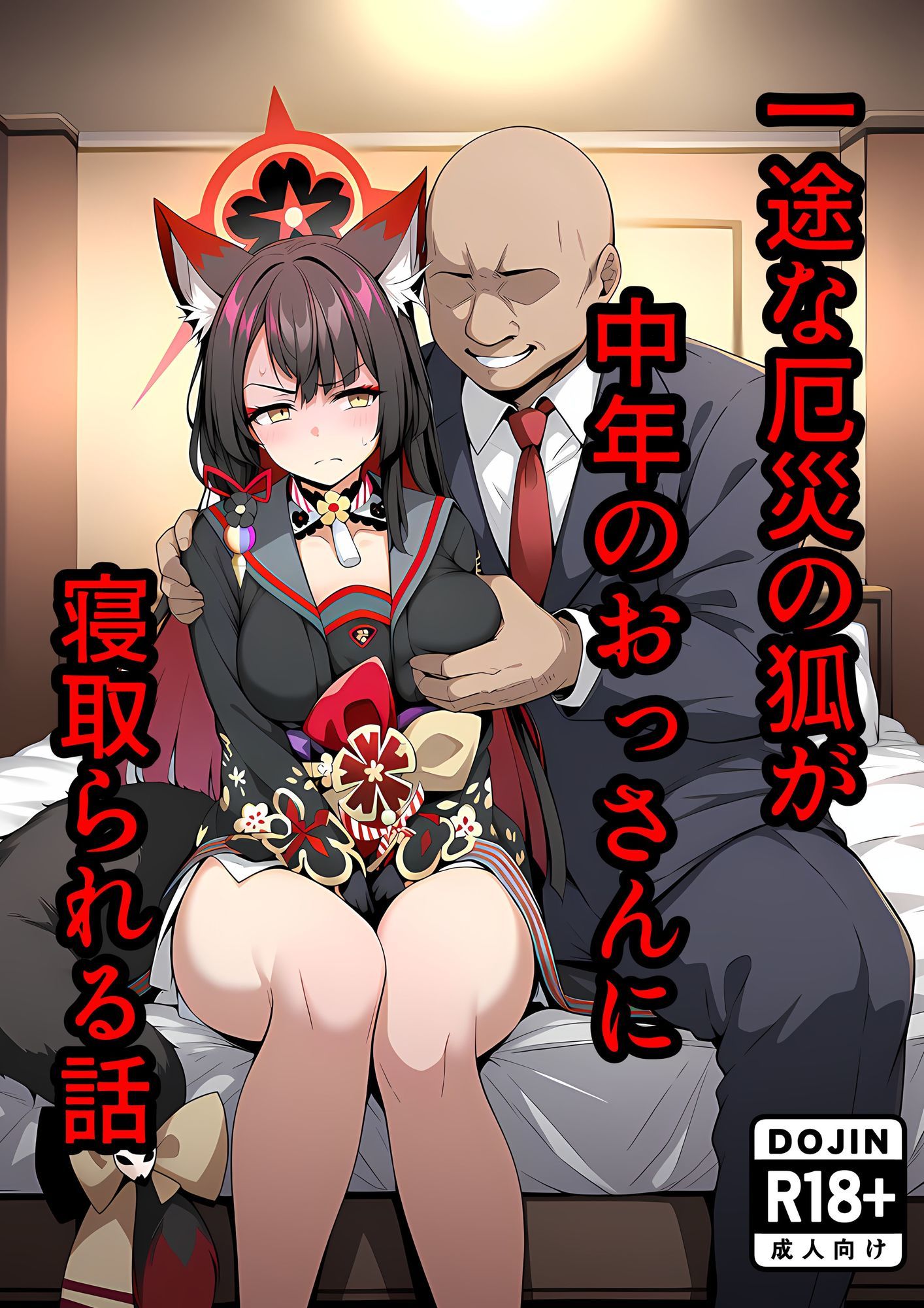 一途な厄災の狐がおっさんに寝取られる話 - サンプル画像 10