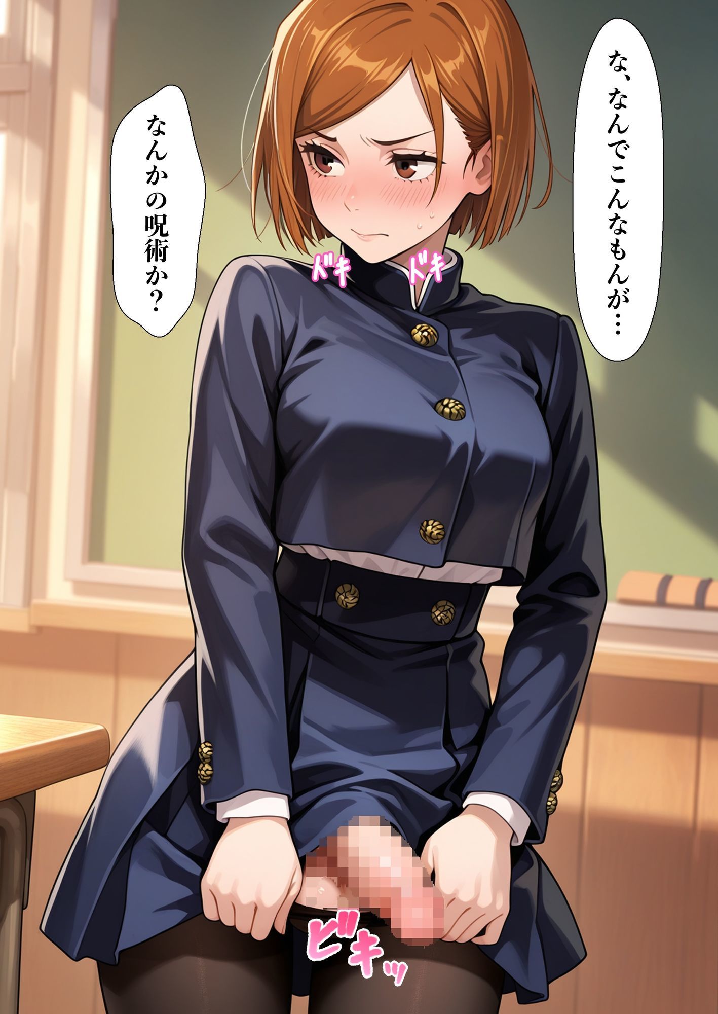 ふたなり釘崎はシコりたい - サンプル画像 2