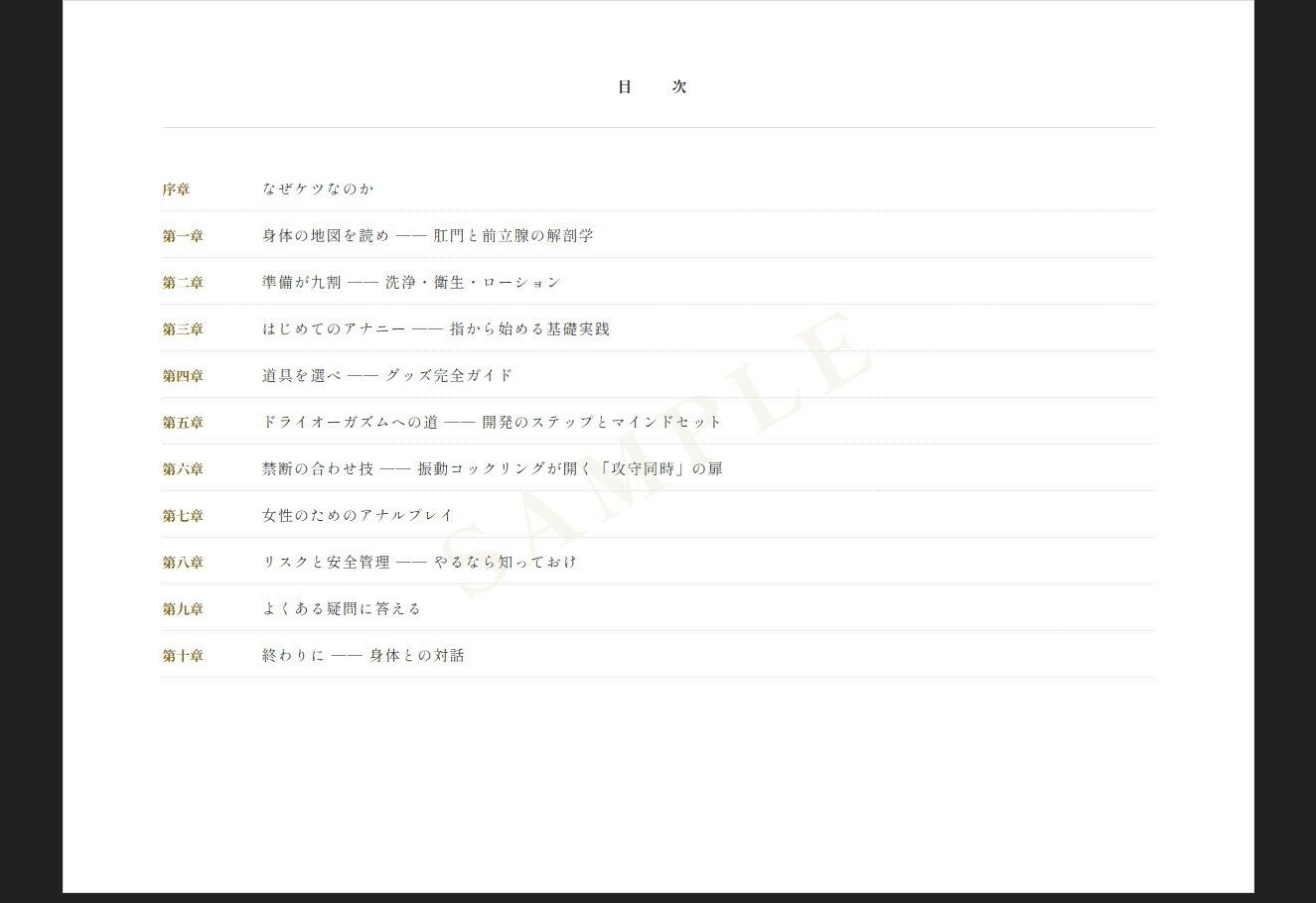 アナルオナニー最強大全 - サンプル画像 1