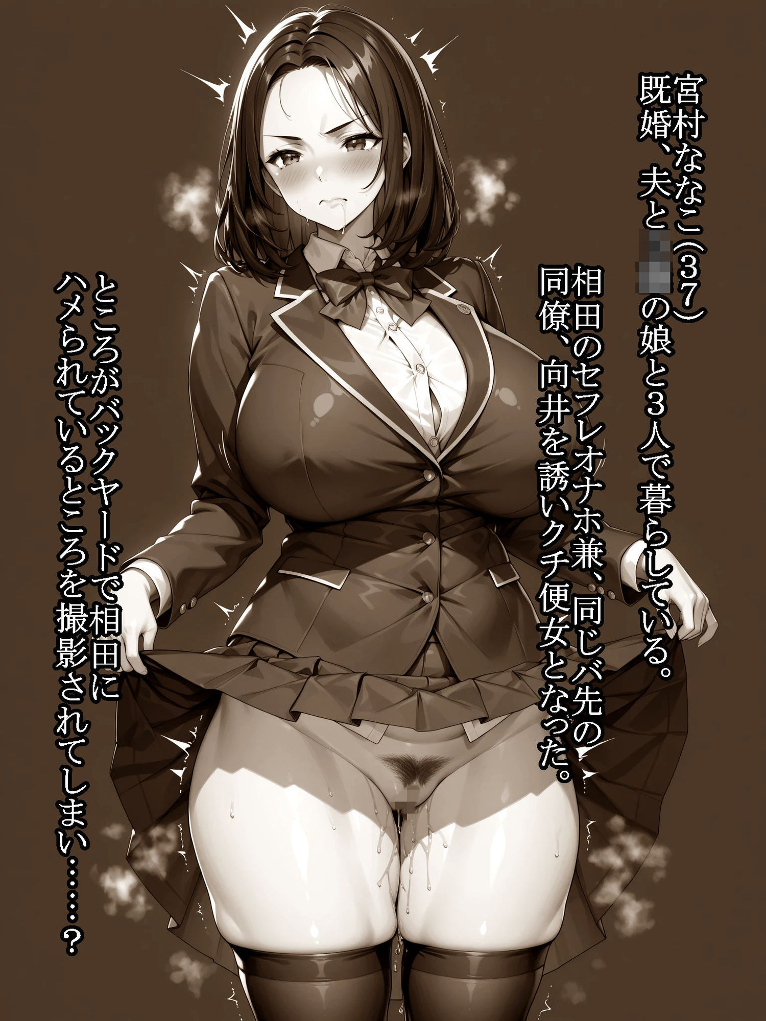 バ先の人妻ななこさんがデカチンに堕ちるまで 5 - サンプル画像 1