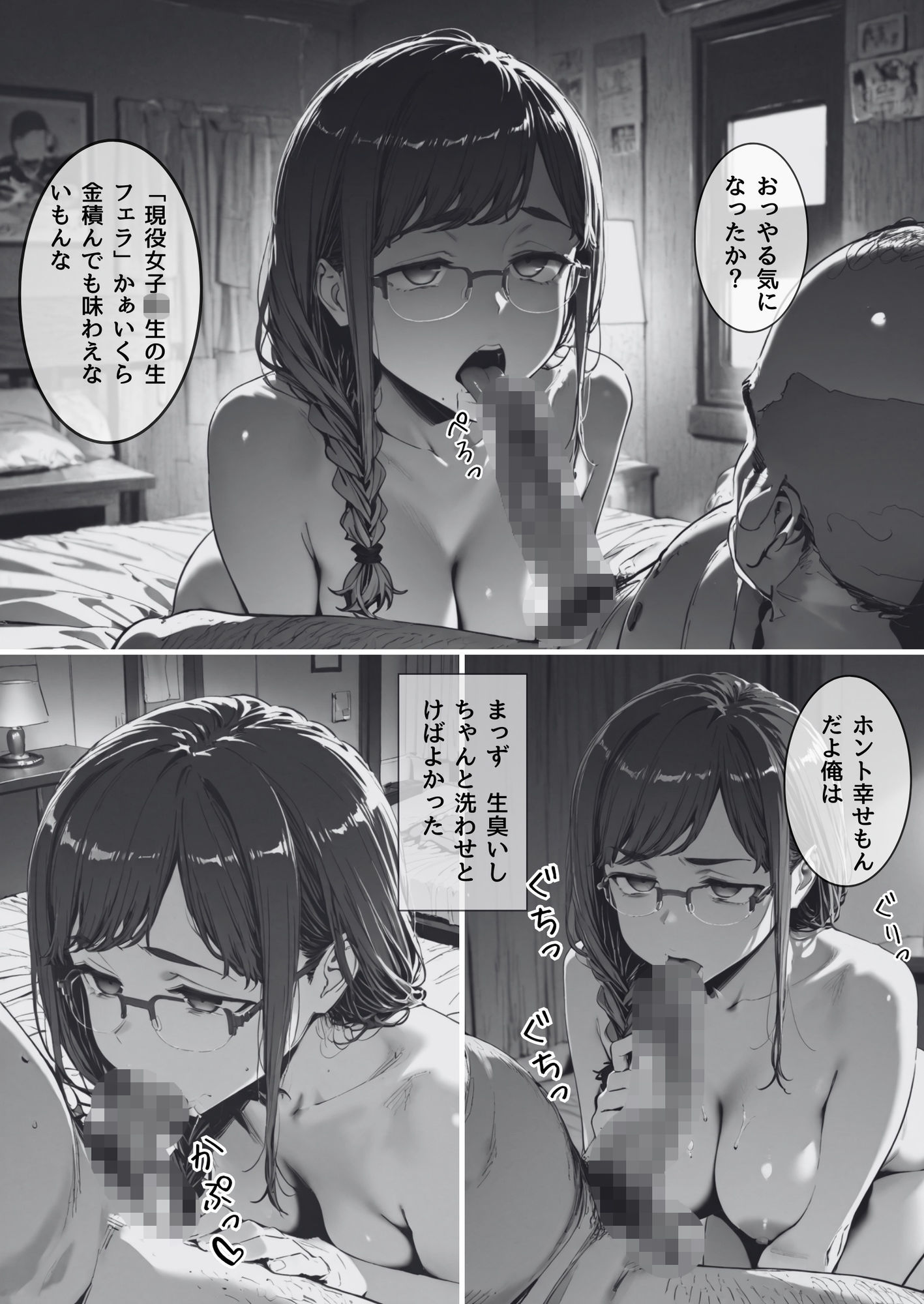 月曜日のた〇わ  裏アカJKが弱みを握られてラブホに連泊で生セックス＆お薬漬けにされる話 - サンプル画像 4