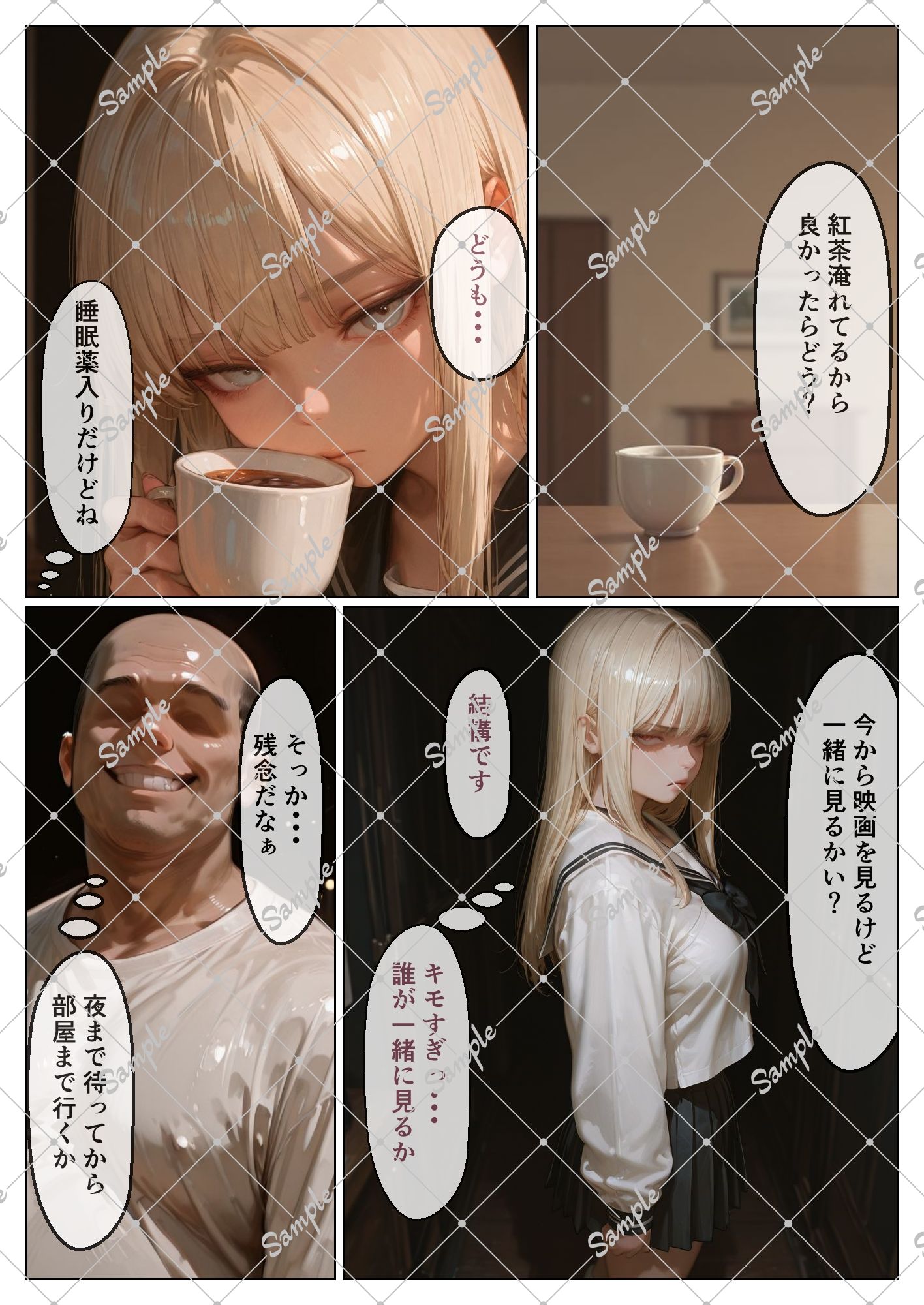 強●睡眠姦 睡眠薬で眠らせた姪にいろんなことをする話 -昏●少女シリーズ- - サンプル画像 3