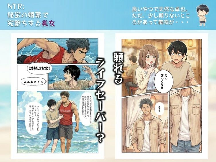 NTR:至宝の媚薬で完堕ちする美女 - サンプル画像 2