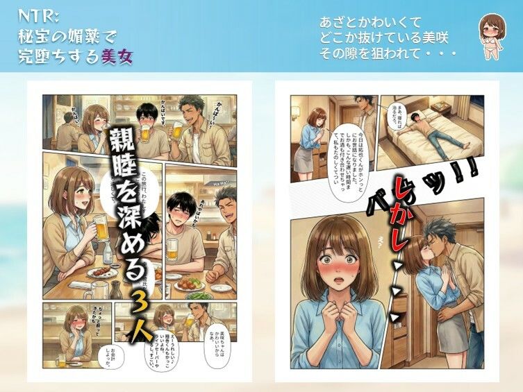 NTR:至宝の媚薬で完堕ちする美女 - サンプル画像 3