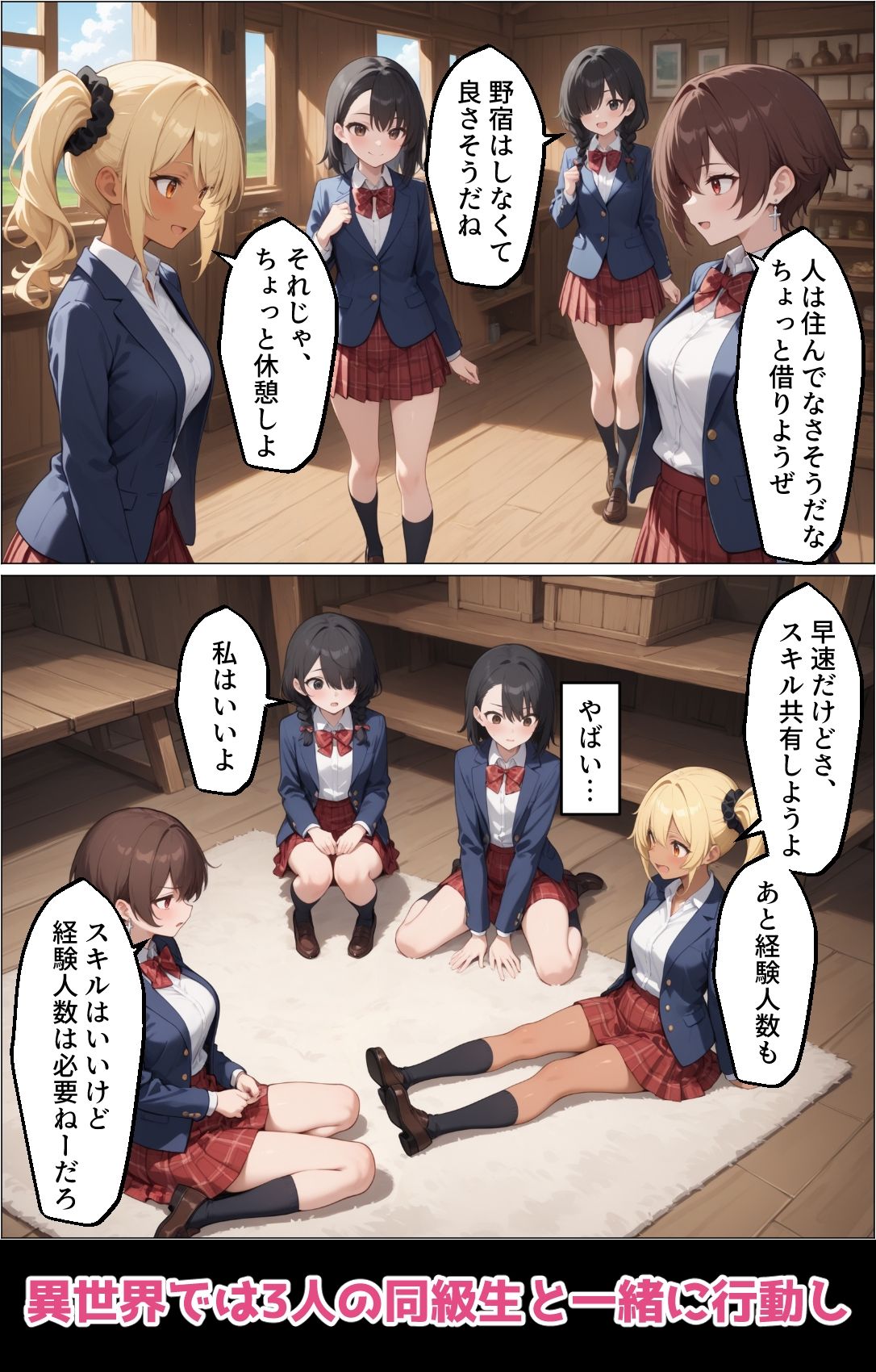 異世界転移でレズがペニスを手に入れてセックスで無双した件 - サンプル画像 5