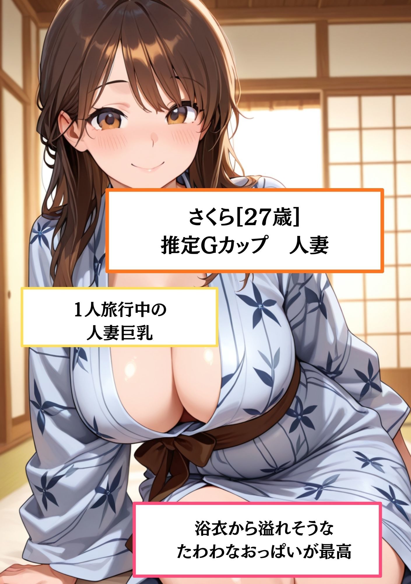 【黒人にレ●プされる人妻】日本人さくら《27歳》Gカップ 黒人のデカちんこで日本人巨乳人妻分からせ - サンプル画像 1