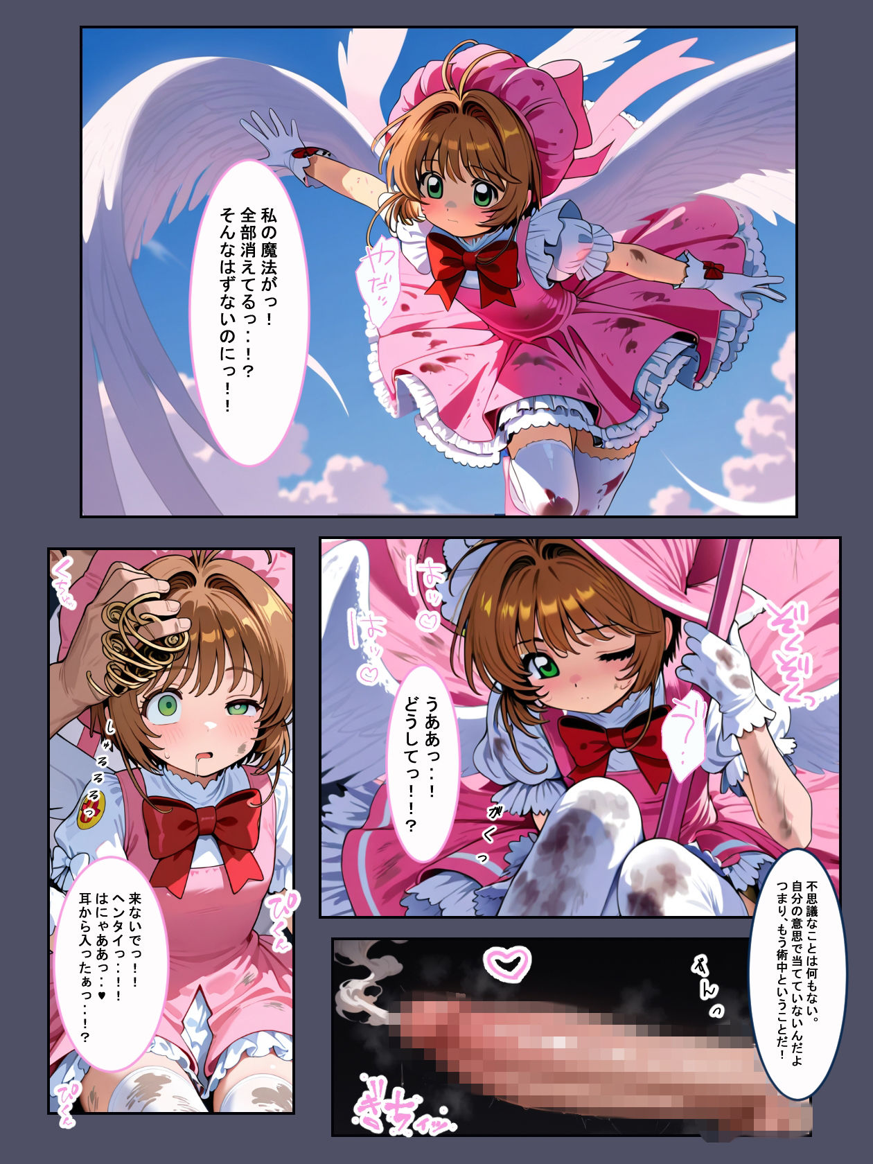 魔法少女完全敗北〜さくら散る〜 - サンプル画像 4