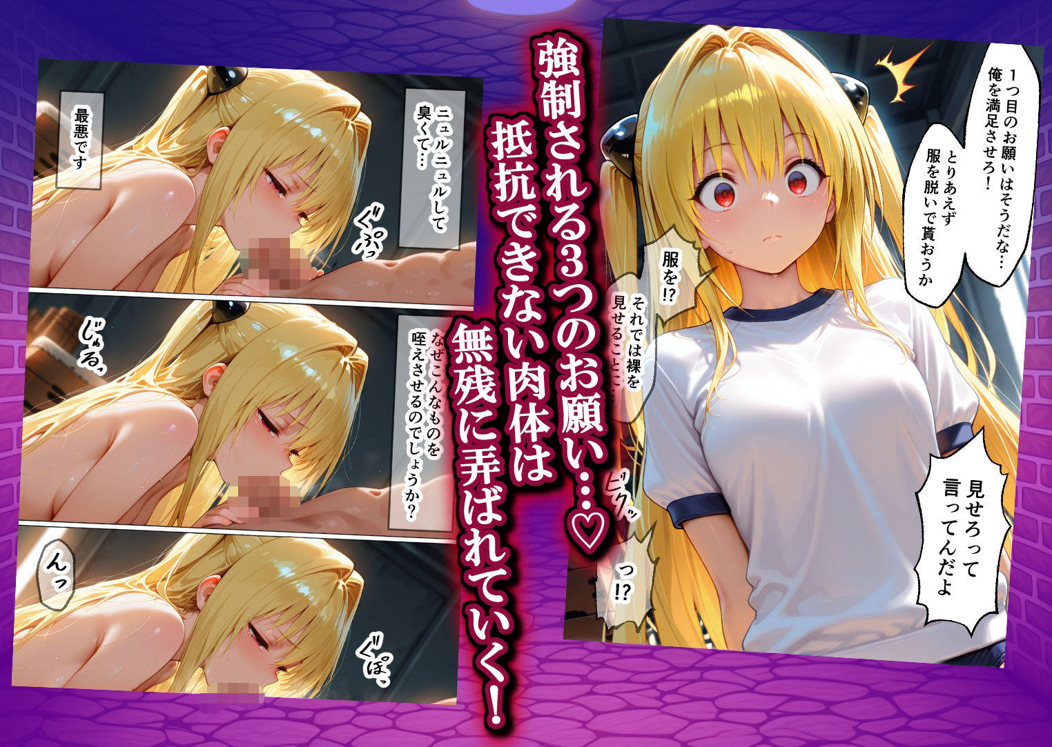 弱みを握られ製奴● 肉便器にされアヘ顔快楽地獄 学生編 - サンプル画像 3