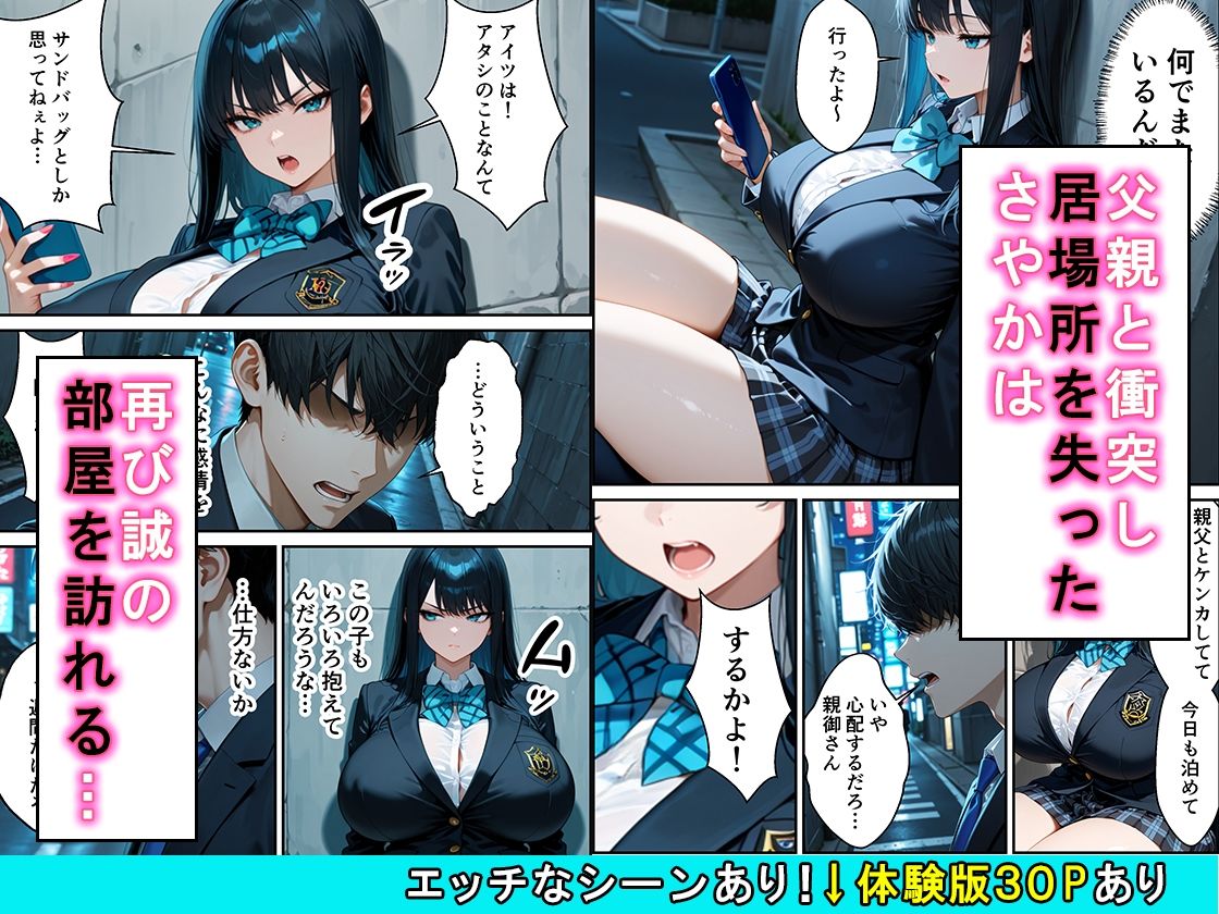 家出したクールなギャルを拾ったらベタ惚れされてイチャラブセックスした話 - サンプル画像 3