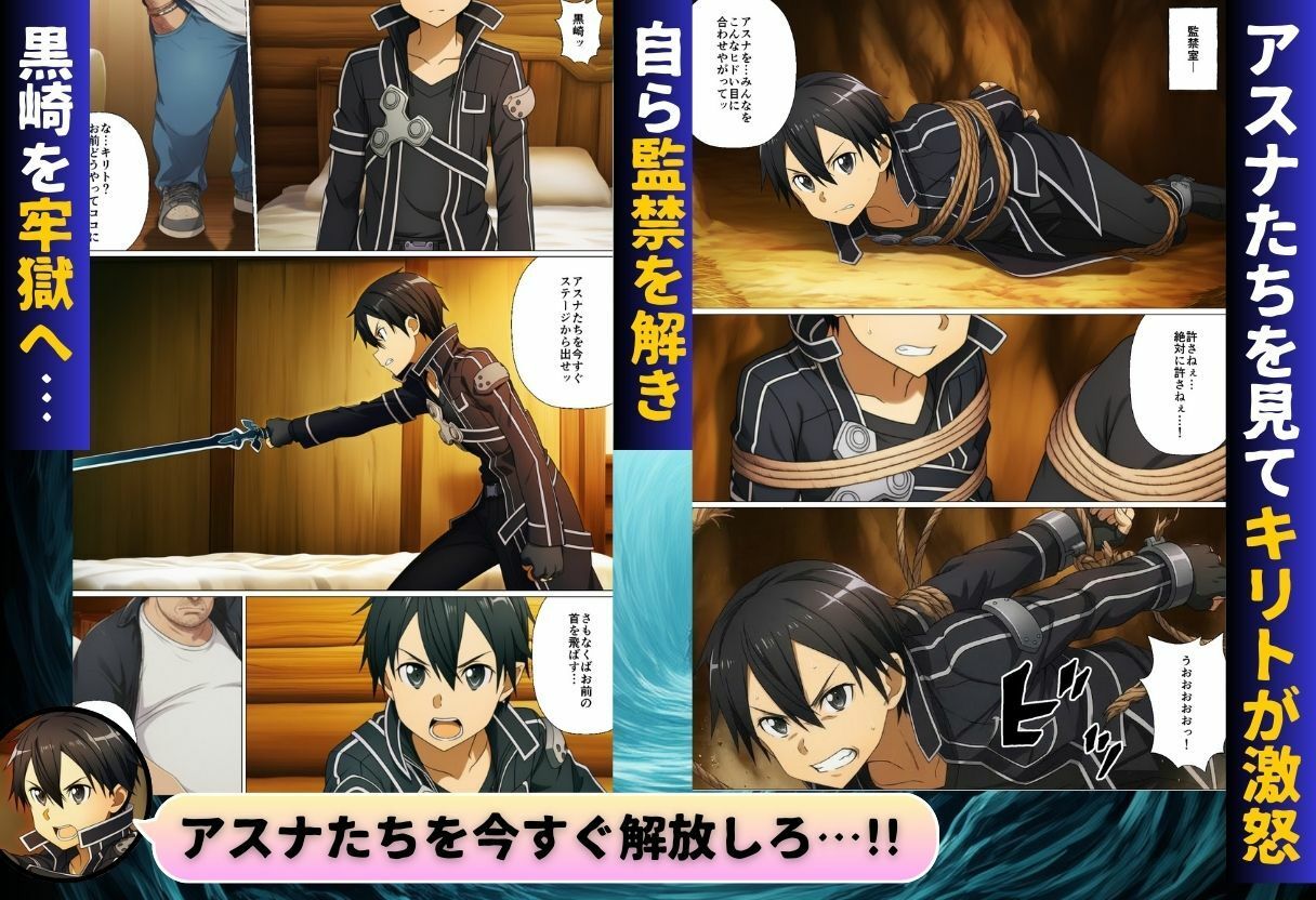 コスプレアート・オンライン〜キリトを人質に取られ全員寝取られ堕ちた件〜 - サンプル画像 8