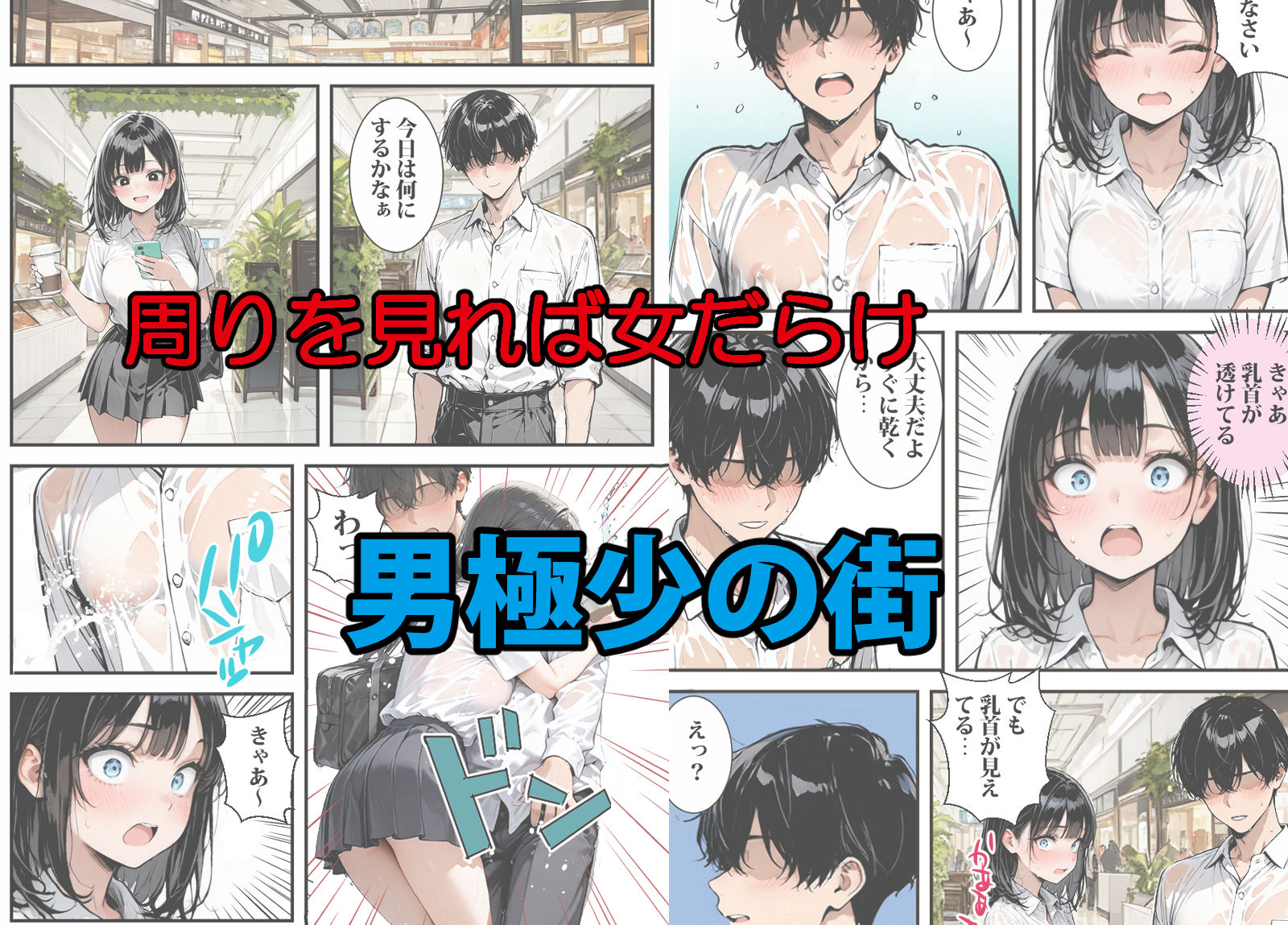 転勤した街は貞操観念逆転の街だった - サンプル画像 2