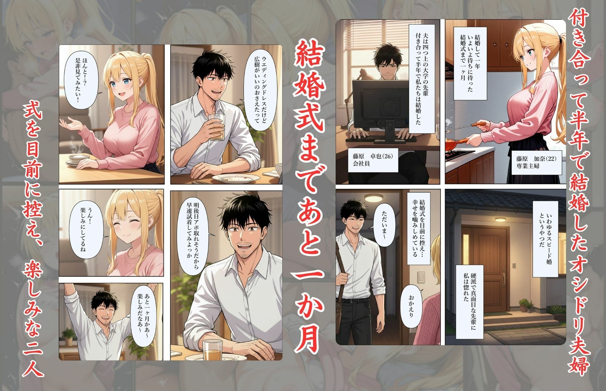 結婚式前夜に… - サンプル画像 3