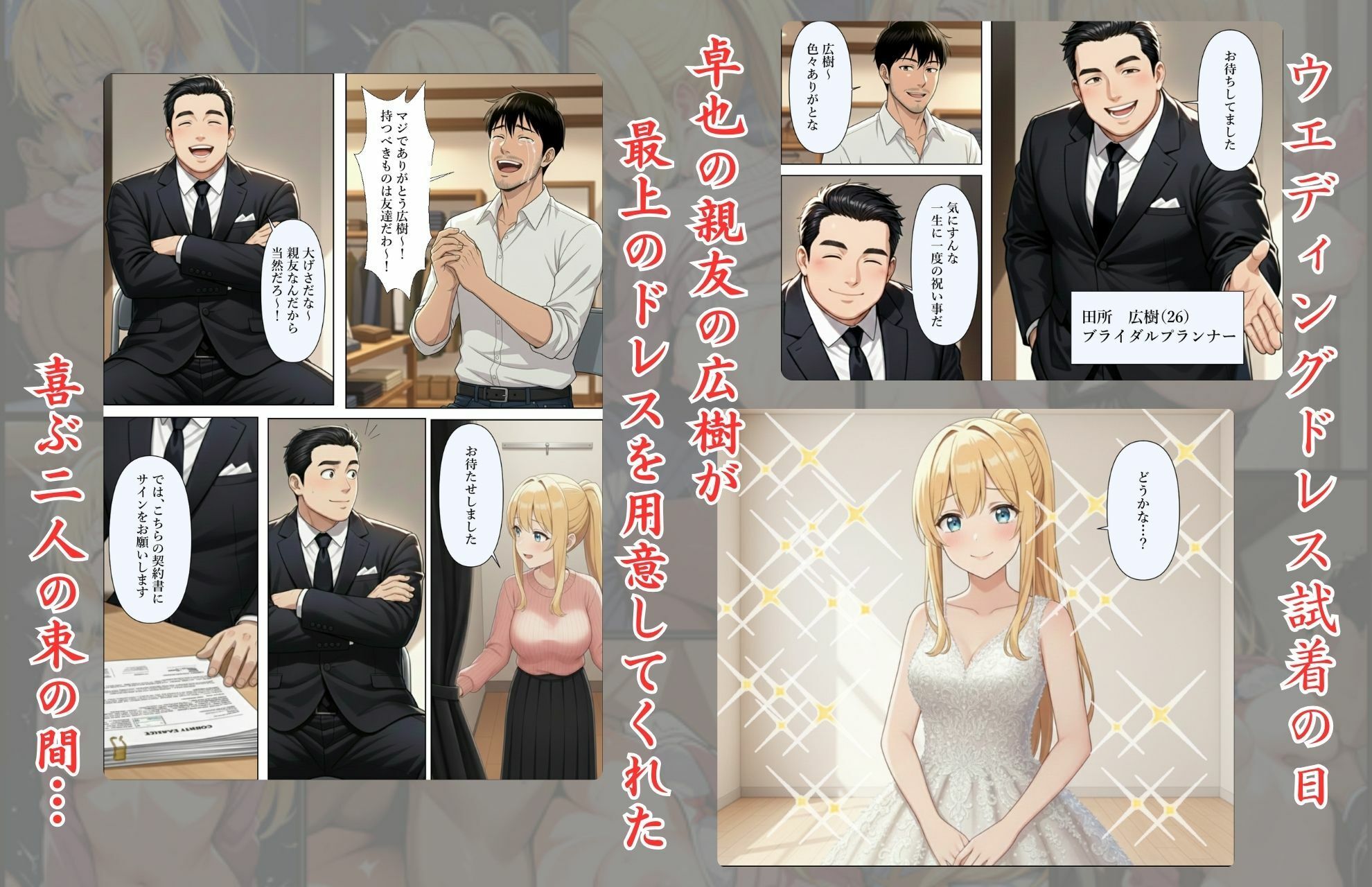 結婚式前夜に… - サンプル画像 5