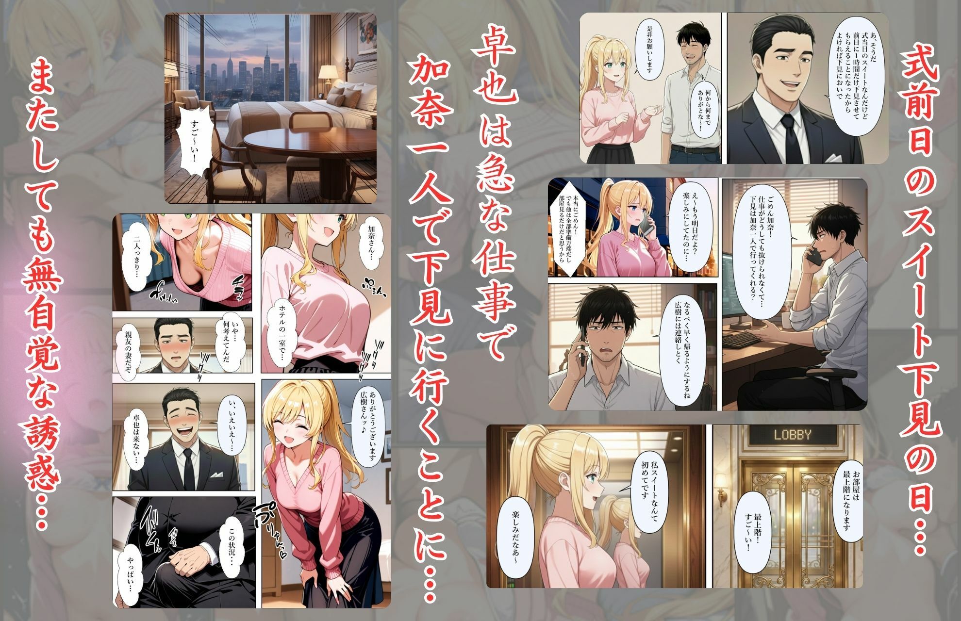 結婚式前夜に… - サンプル画像 7