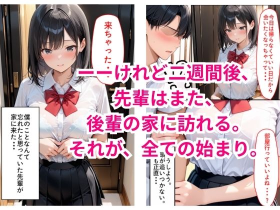 図書室で助けた先輩に懐かれてしまった - サンプル画像 4