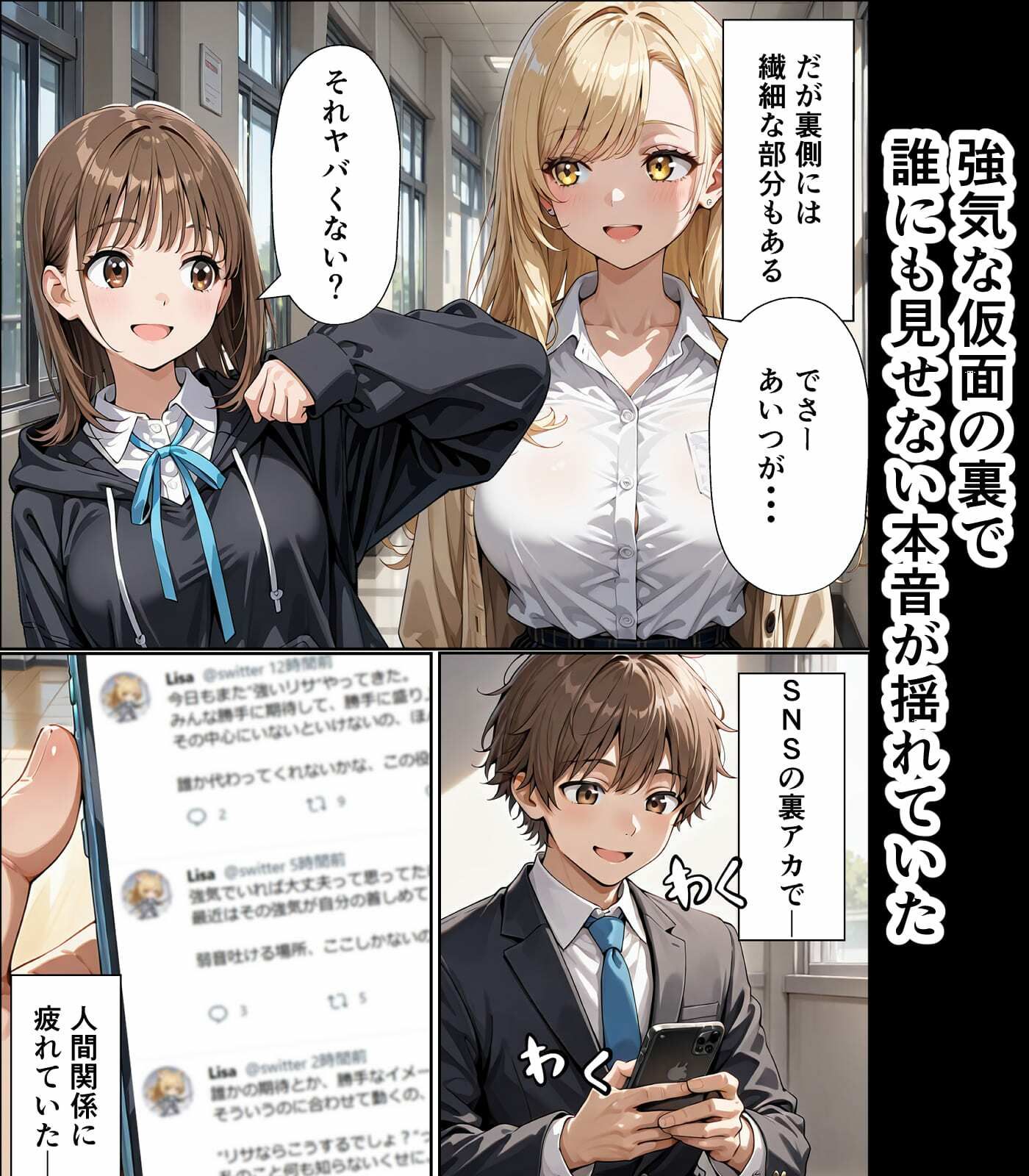 学園憑依II 強がりギャルと、静かな侵入者 - サンプル画像 2