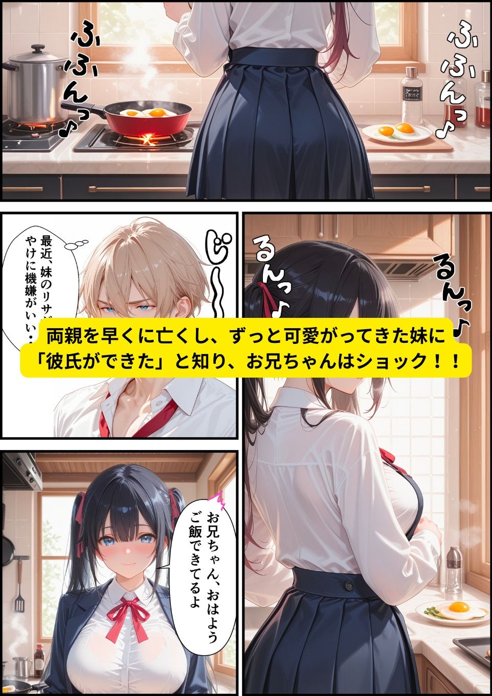 お兄ちゃんの嫉妬えっち - サンプル画像 1