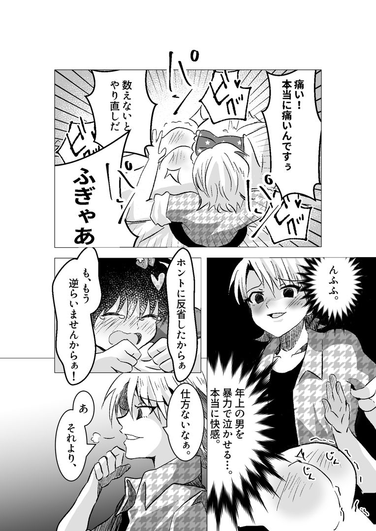 ドS女性専用高級風俗店〜妹系男子指名 ふたなりS女優奈の場合〜 - サンプル画像 2