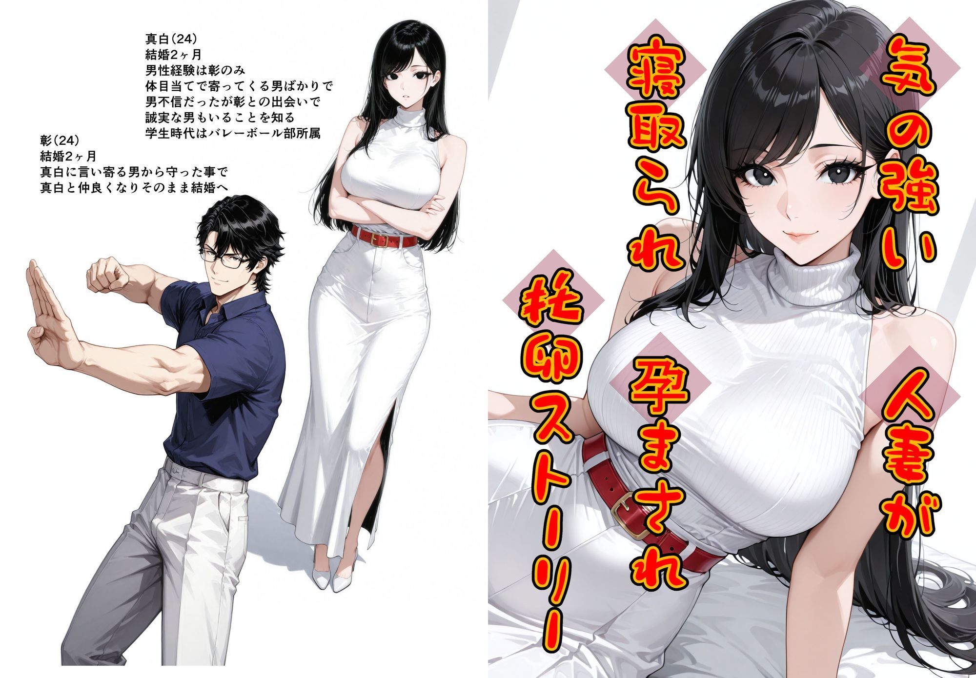 気の強い人妻が寝取られ孕まされ托卵ストーリー - サンプル画像 1