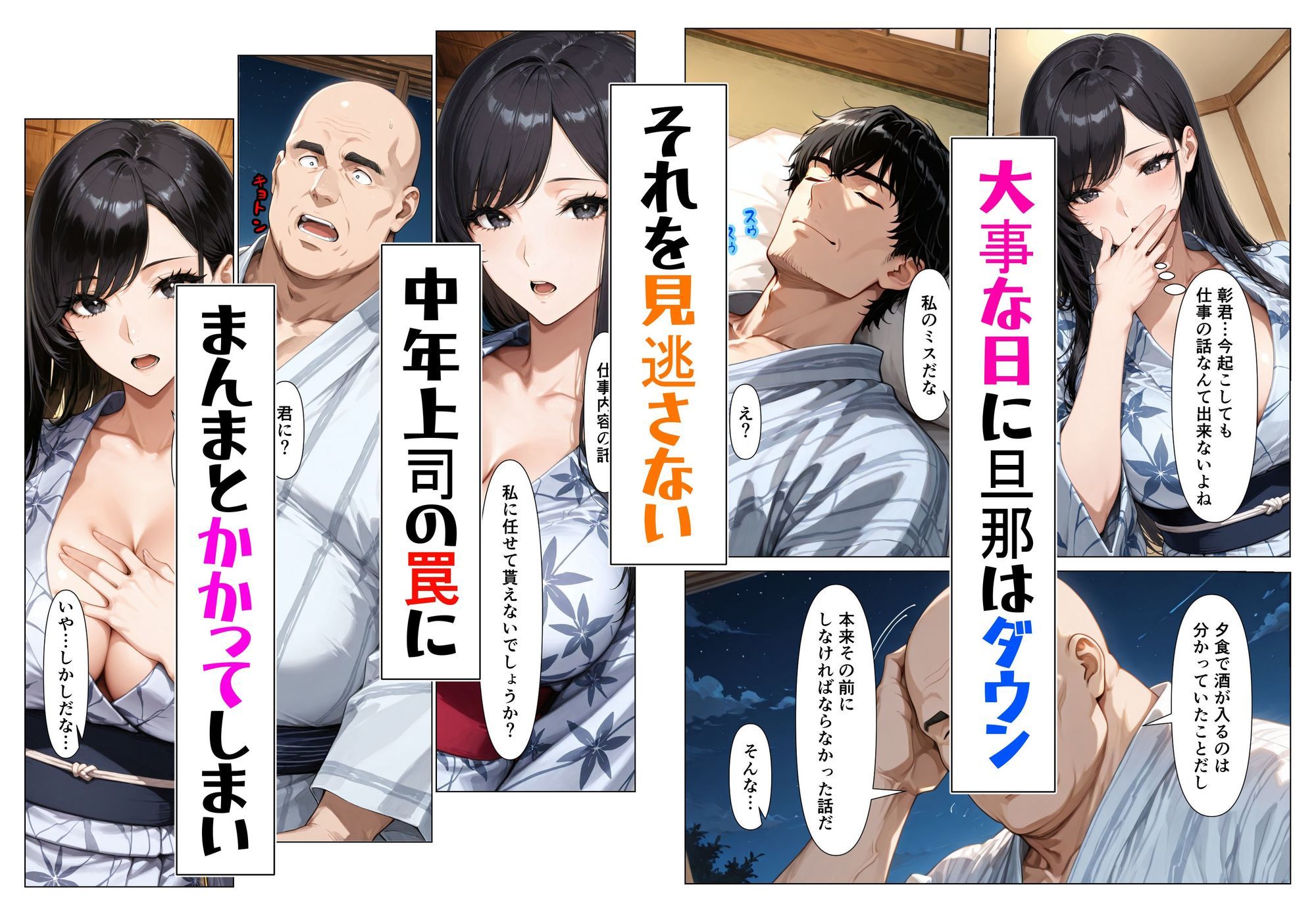 気の強い人妻が寝取られ孕まされ托卵ストーリー - サンプル画像 4