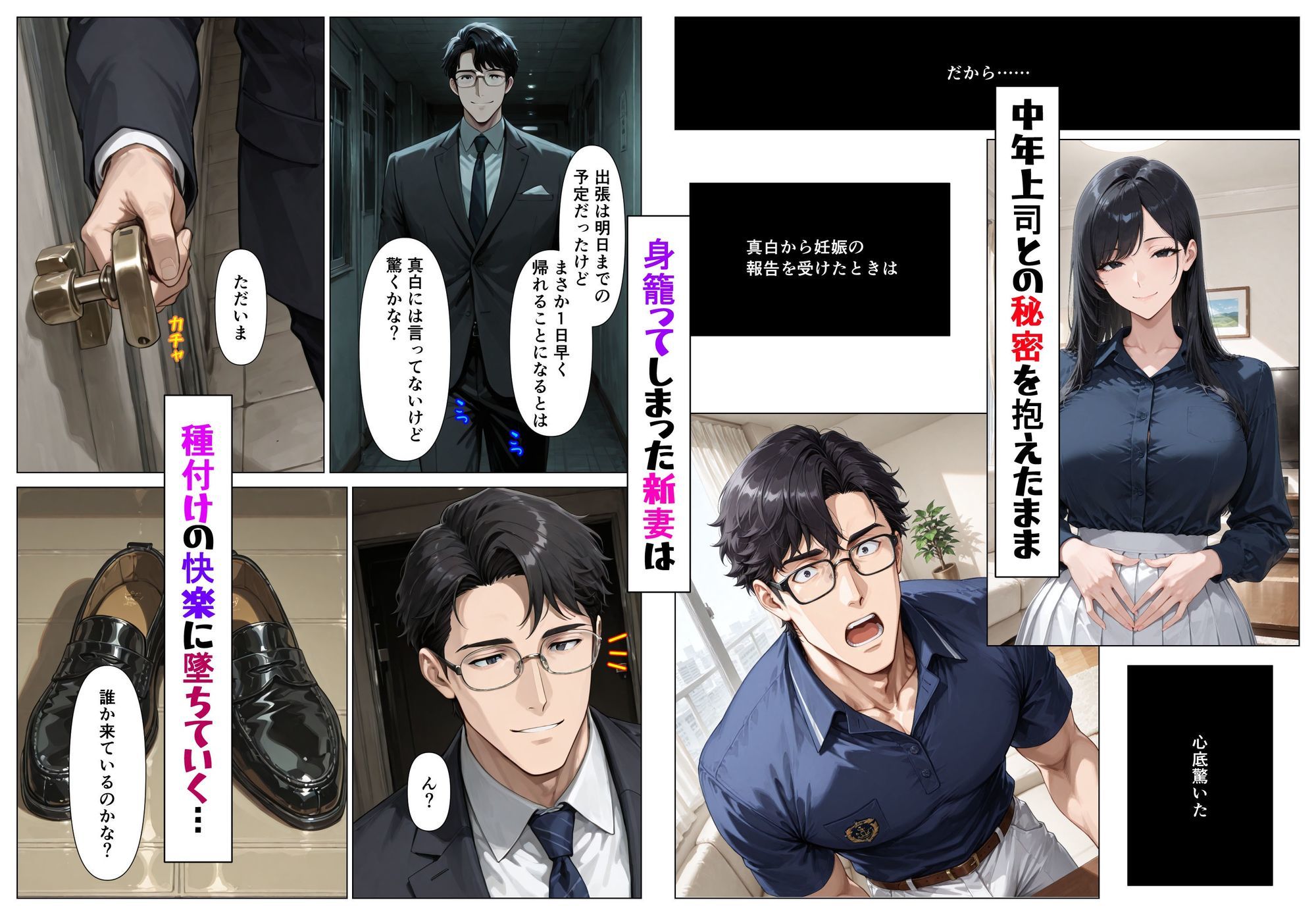 気の強い人妻が寝取られ孕まされ托卵ストーリー - サンプル画像 10