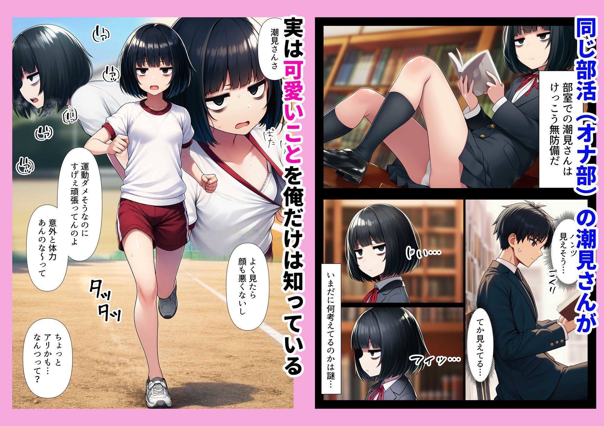 オナ部の地味子が一人でシていたので口止めセックスしたら秘密のセフレになった話 - サンプル画像 1