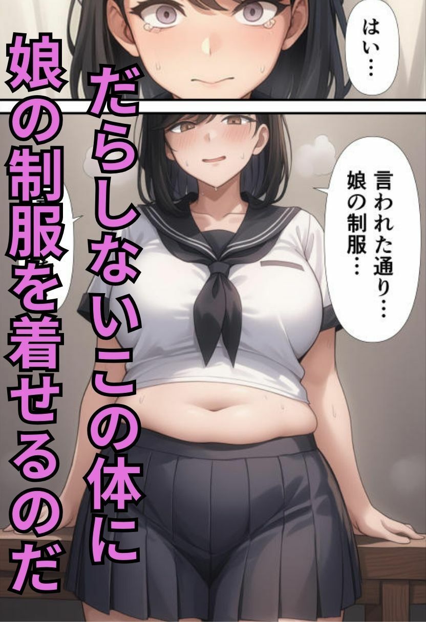 腹肉ぽっちゃり熟女を雑に抱く〜好きな子に振られたが、彼女のお母さんを代わりに抱いた話〜 - サンプル画像 2