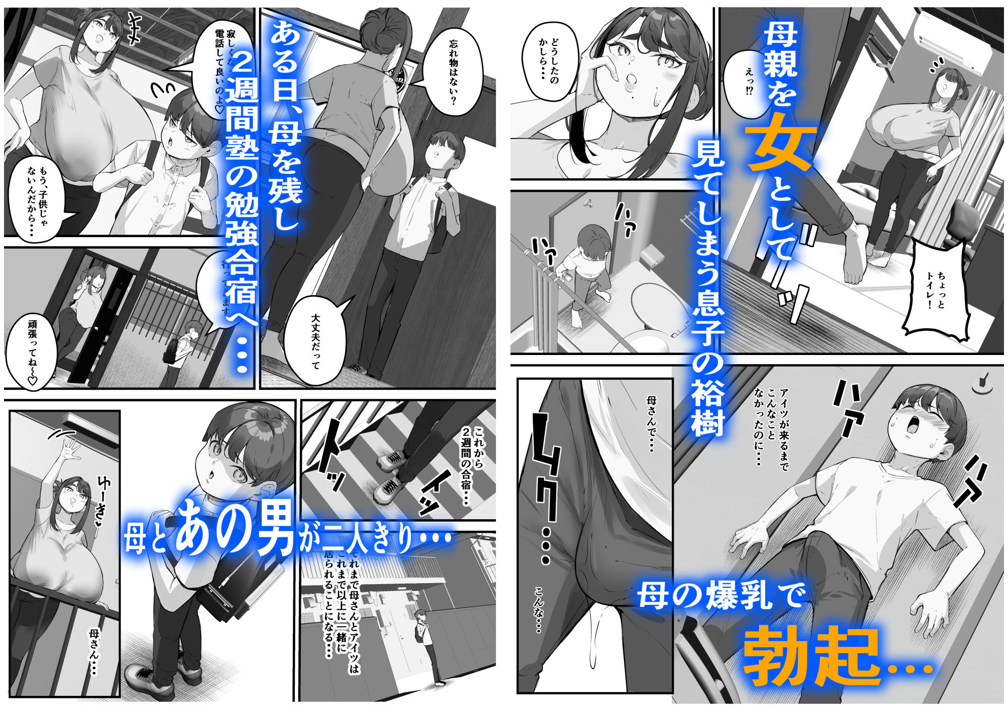 垂れ長乳母さんはチャラ男に寝取られる2 - サンプル画像 2