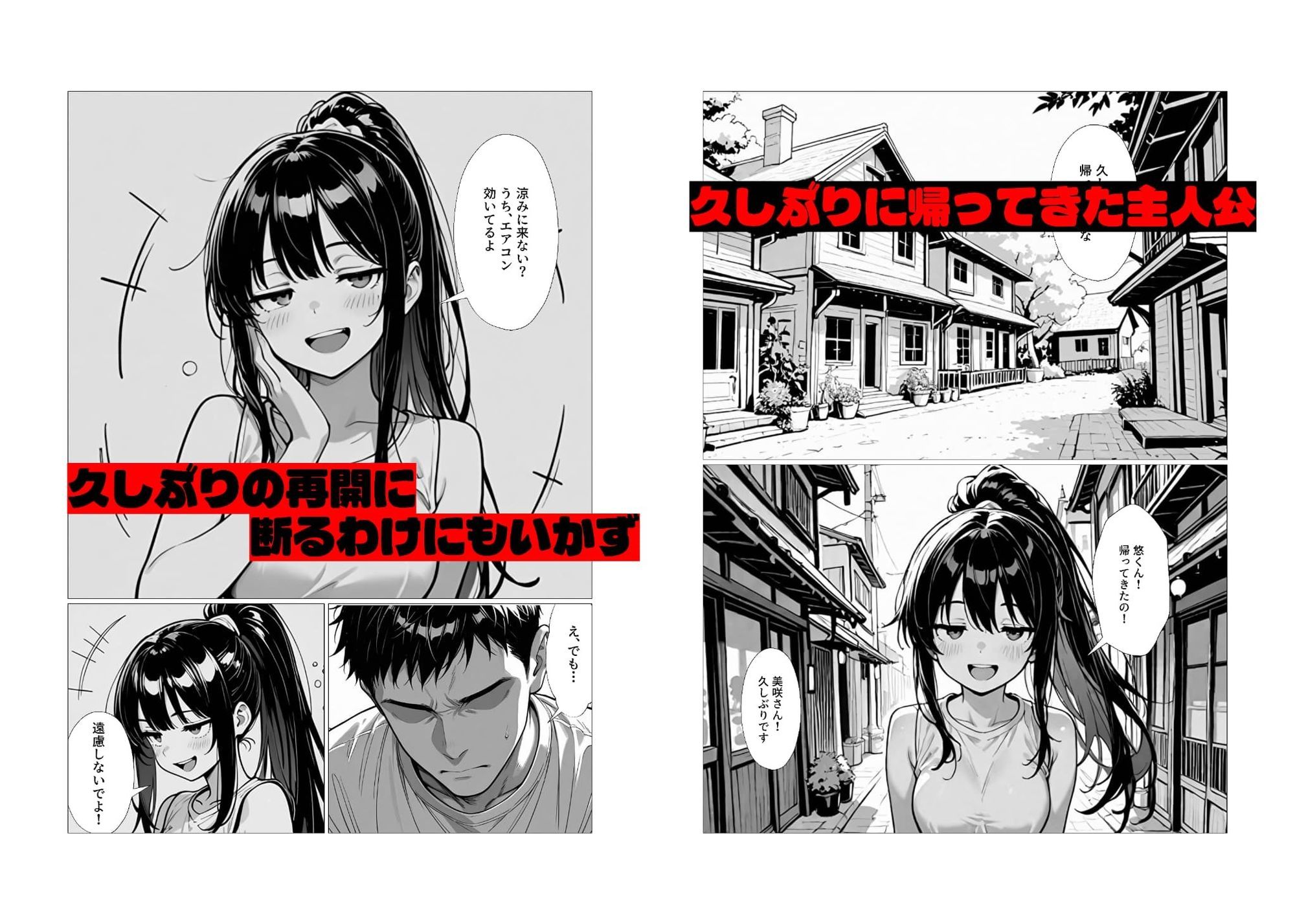 となりのおねえさんにしぼられる - サンプル画像 1