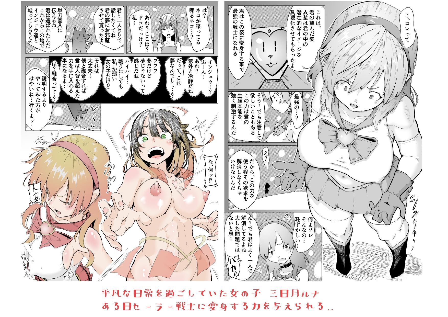 セックスバトルヒロイン セーラー戦士 三日月ルナ - サンプル画像 2