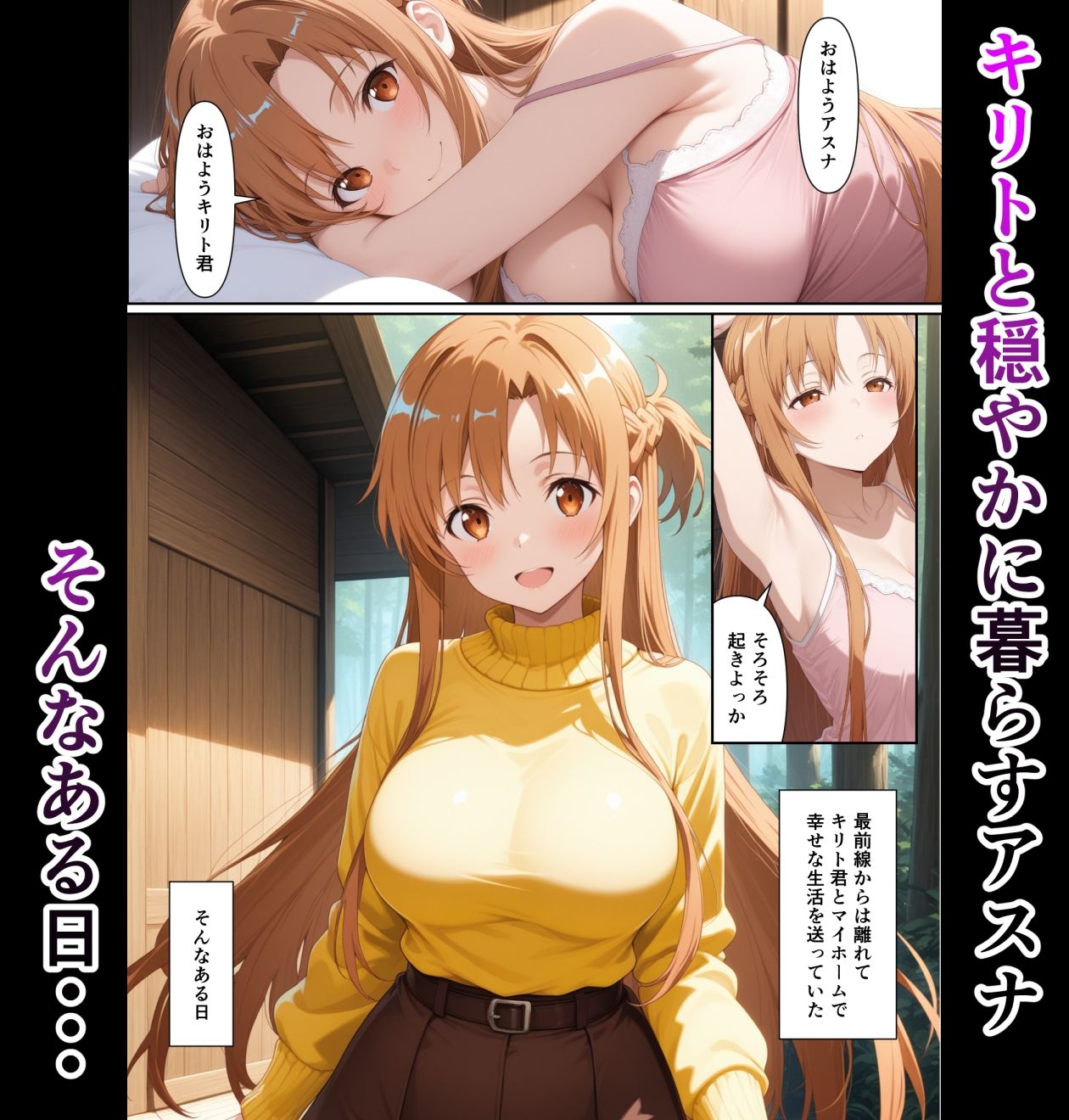 毎日30分、キリト以外の男に抱かれるアスナさん - サンプル画像 1