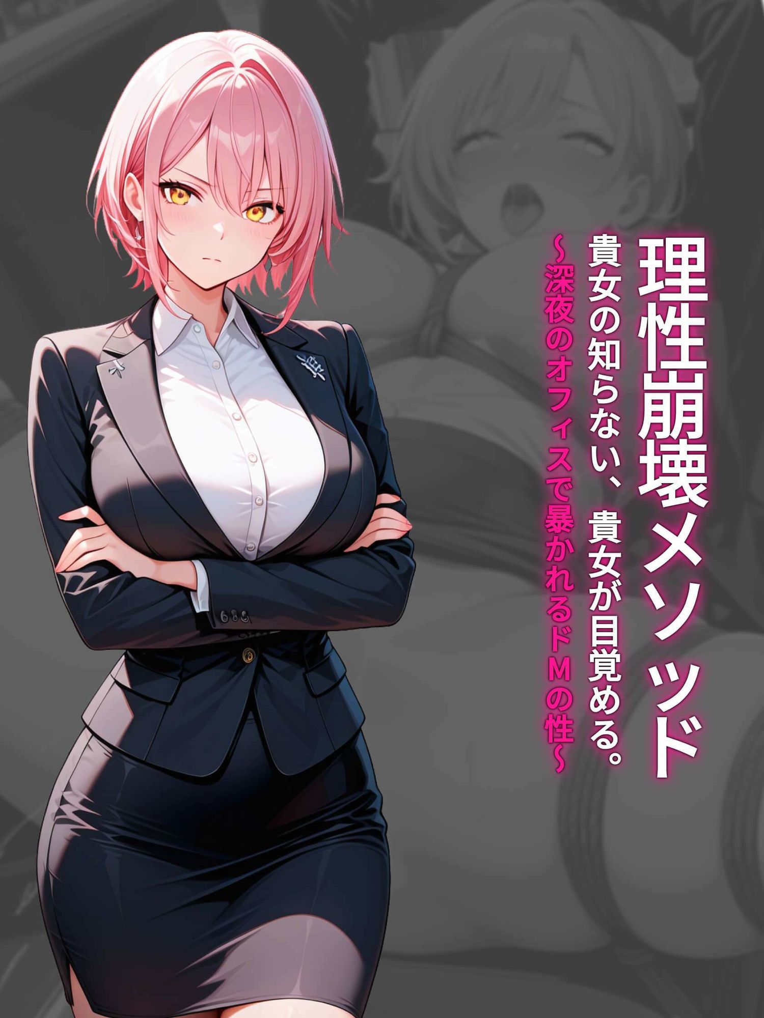 理性崩壊メソッド  貴女が知らない、貴女が目覚める。〜深夜のオフィスで暴かれるドMの性〜 - サンプル画像 1